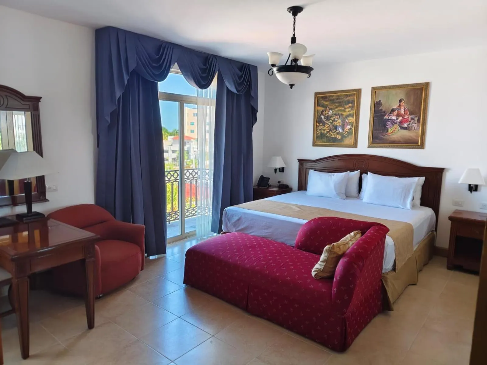 Bed in Hotel Hacienda Real