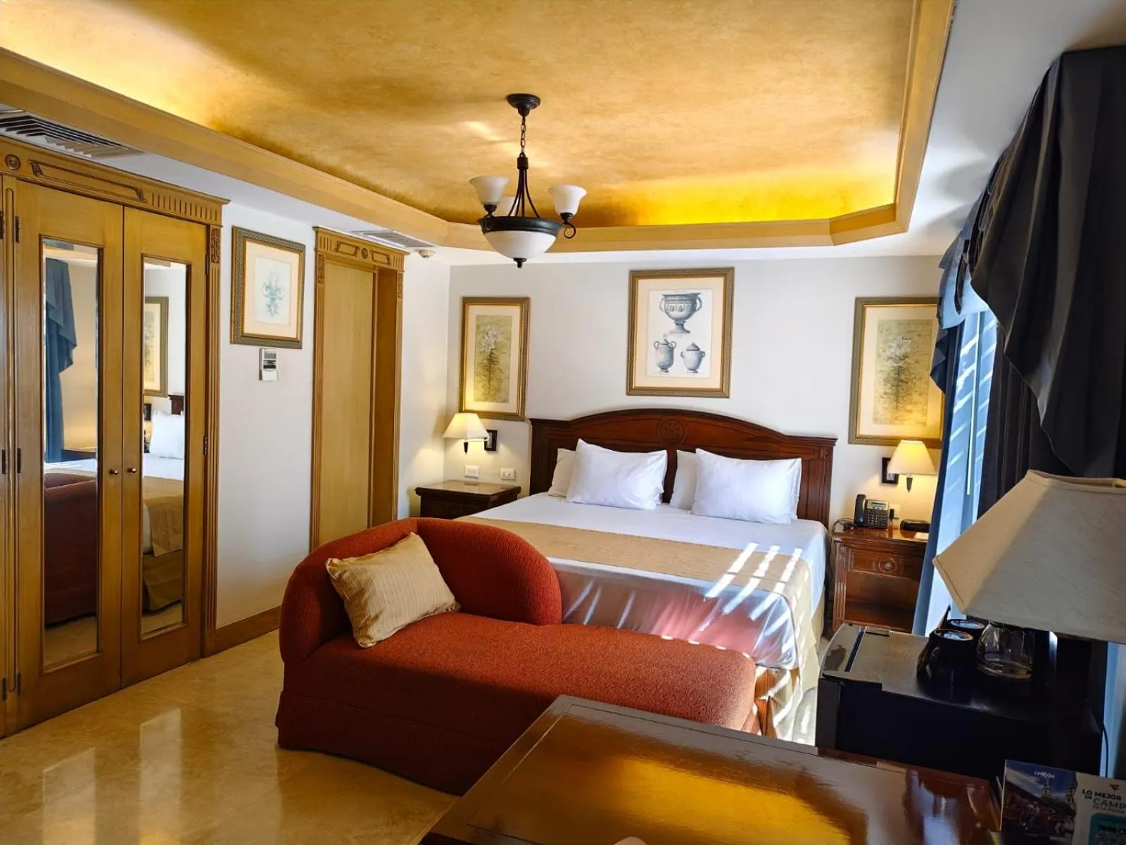 Bed in Hotel Hacienda Real