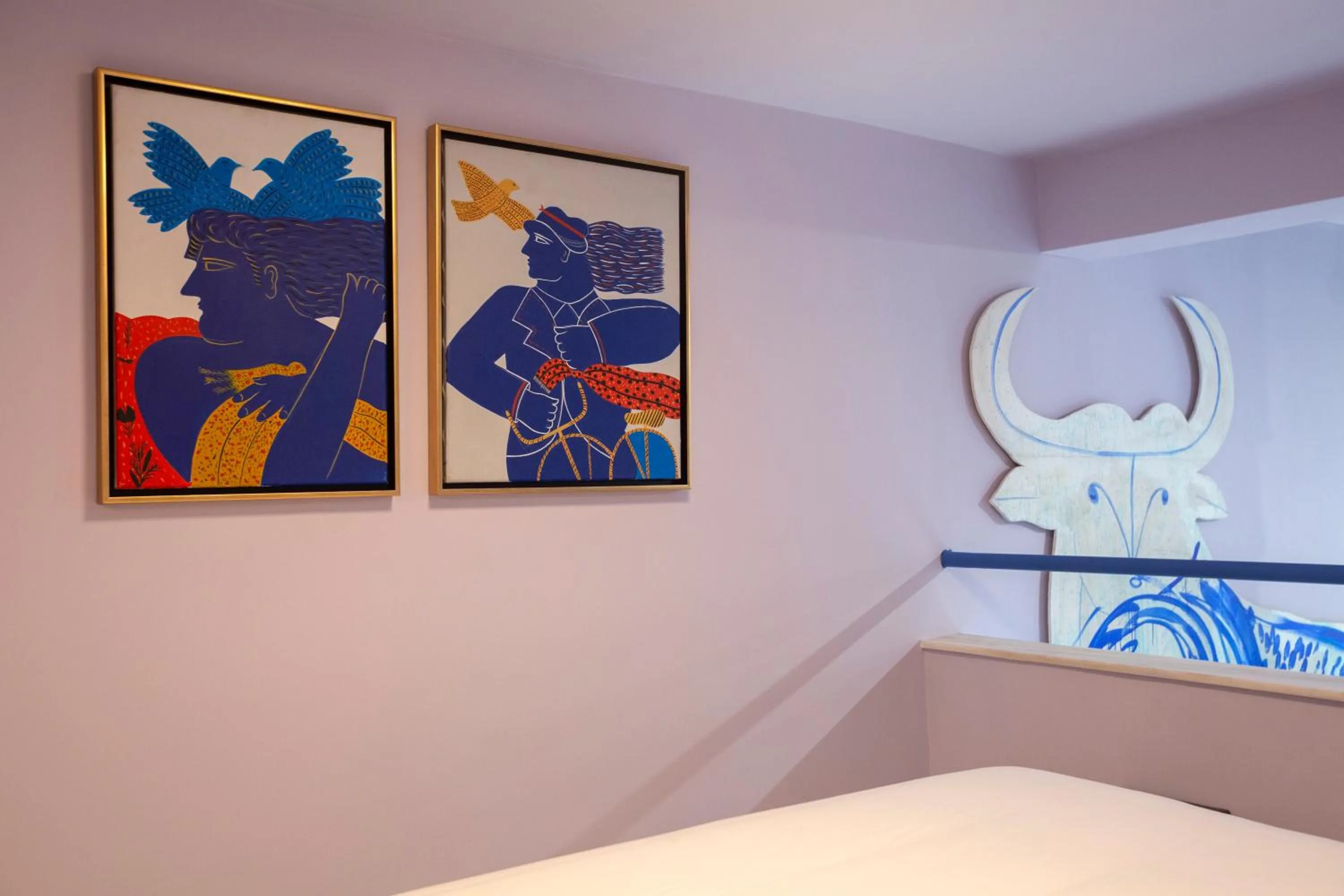 Decorative detail, Bed in The Frogs_Guest House