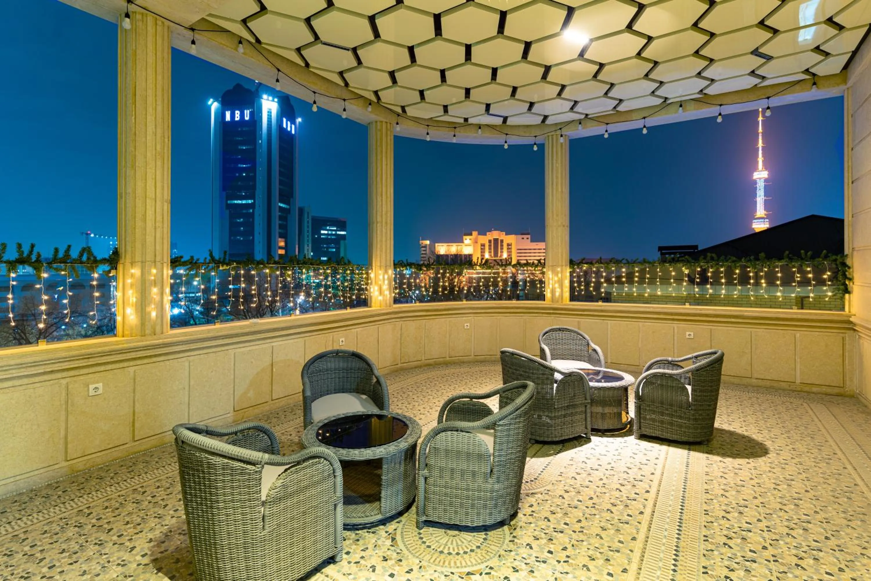 Balcony/Terrace in Navruz Hotel Tashkent