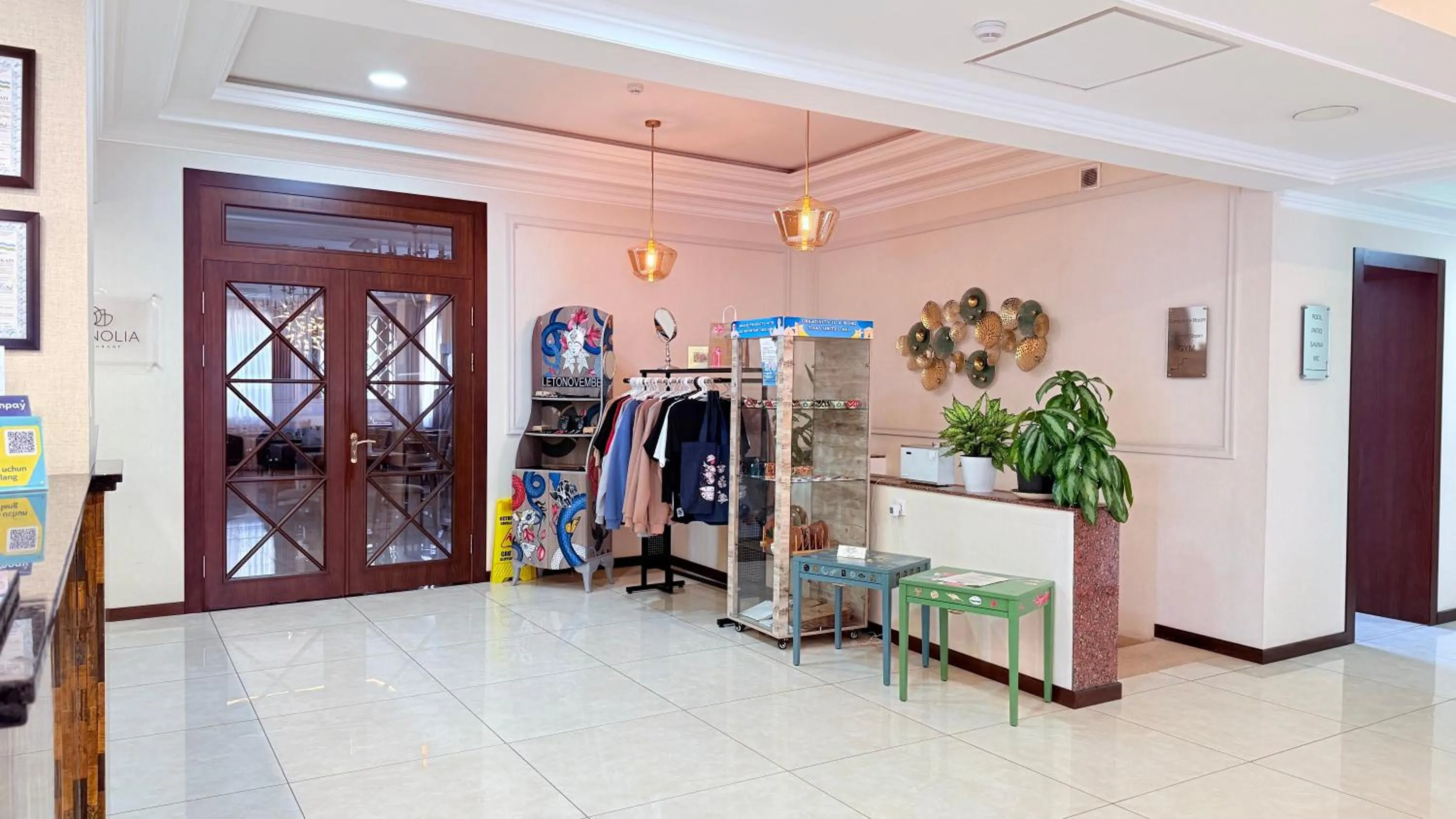 Lobby or reception in Navruz Hotel Tashkent
