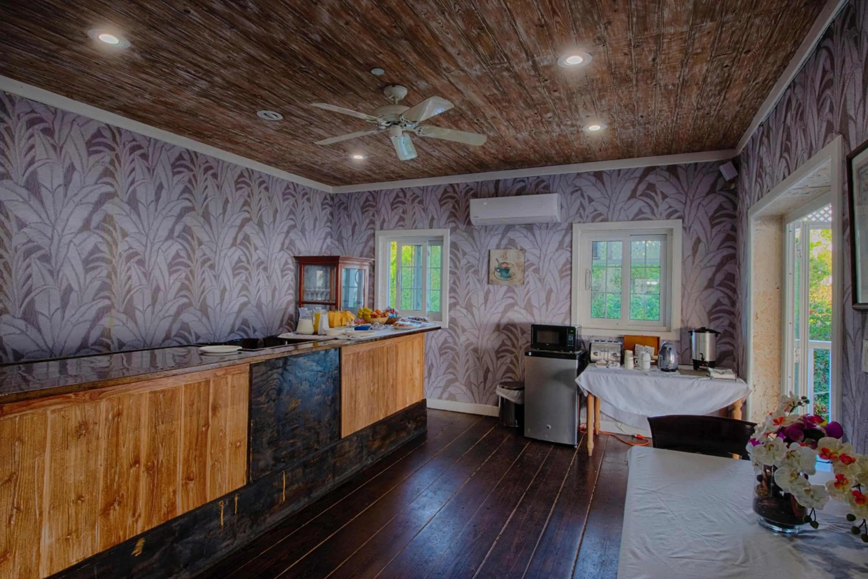 Dining area in A Stone's Throw Away