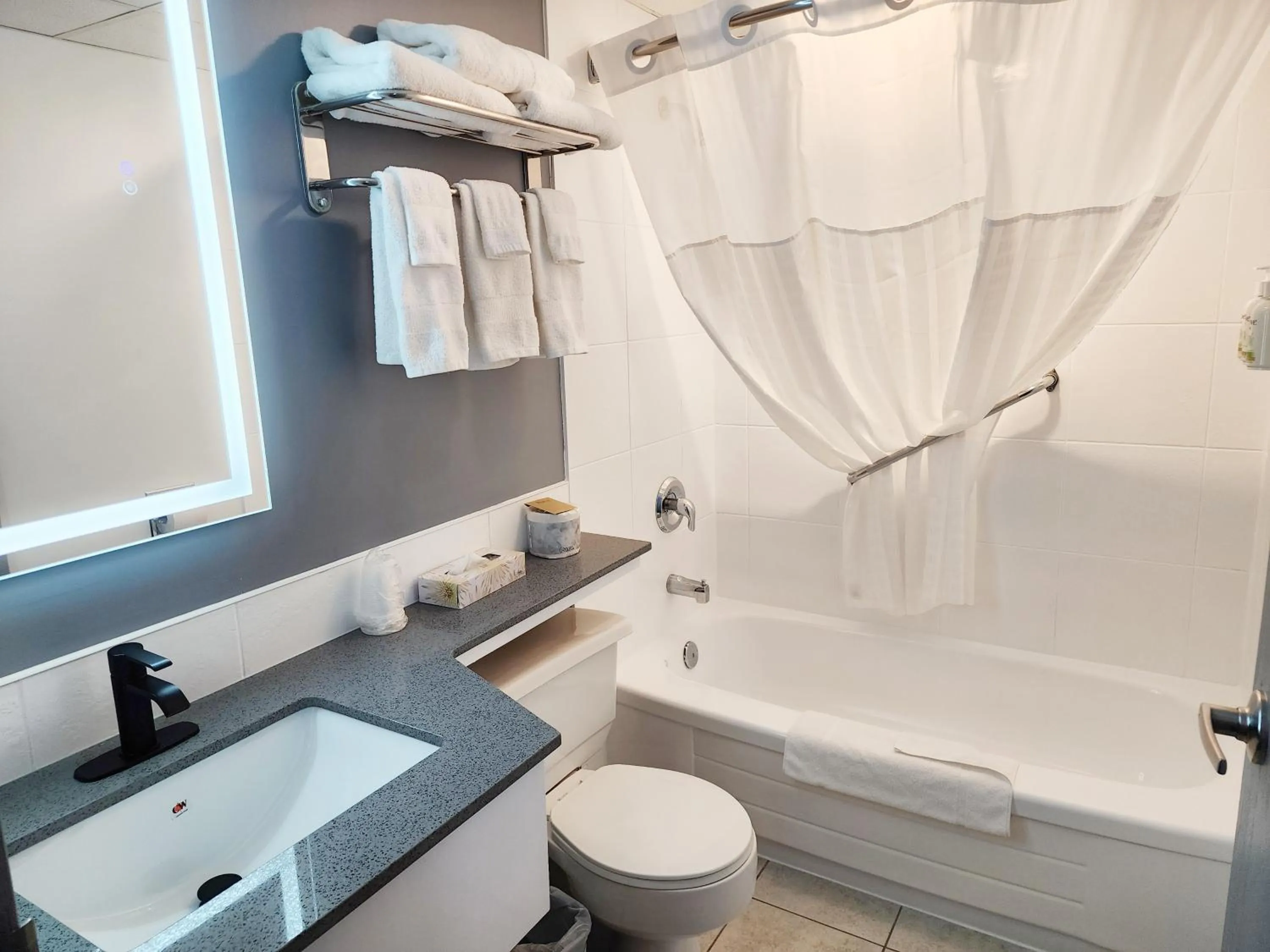 Bathroom in Days Inn & Conference Centre by Wyndham Camrose Norsemen