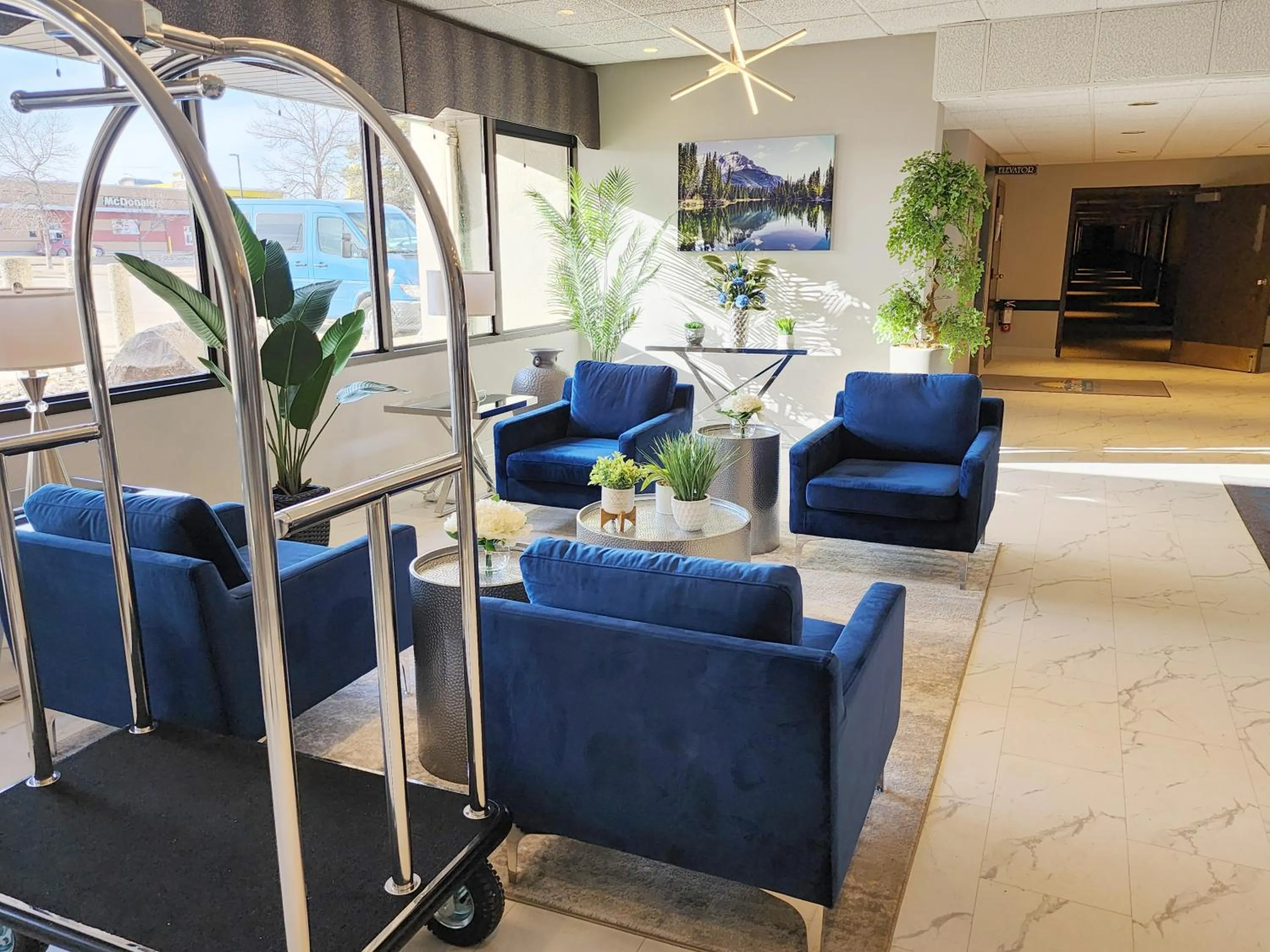 Lobby or reception in Days Inn & Conference Centre by Wyndham Camrose Norsemen