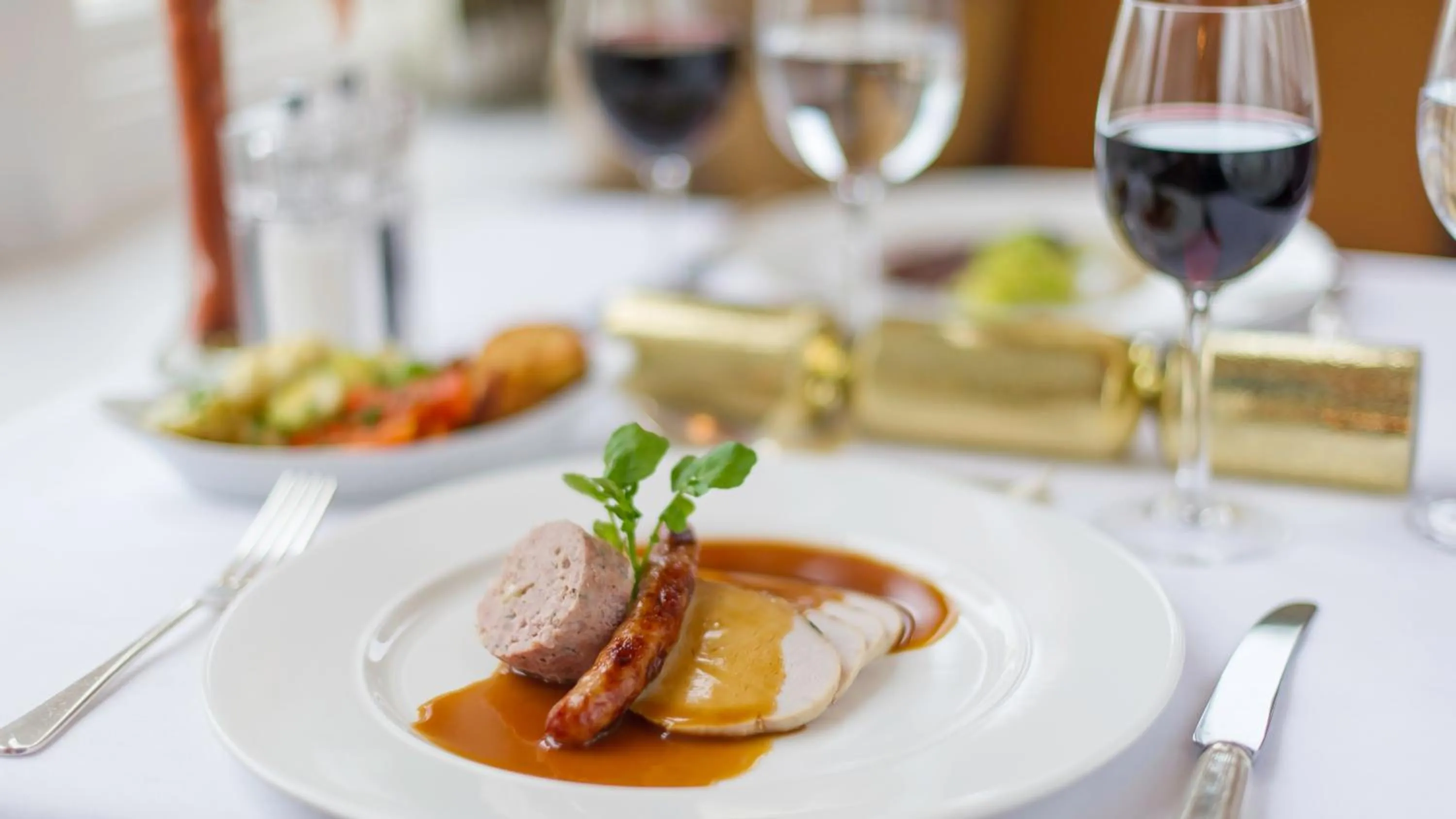 Food close-up in The Victoria Hotel & Source Spa