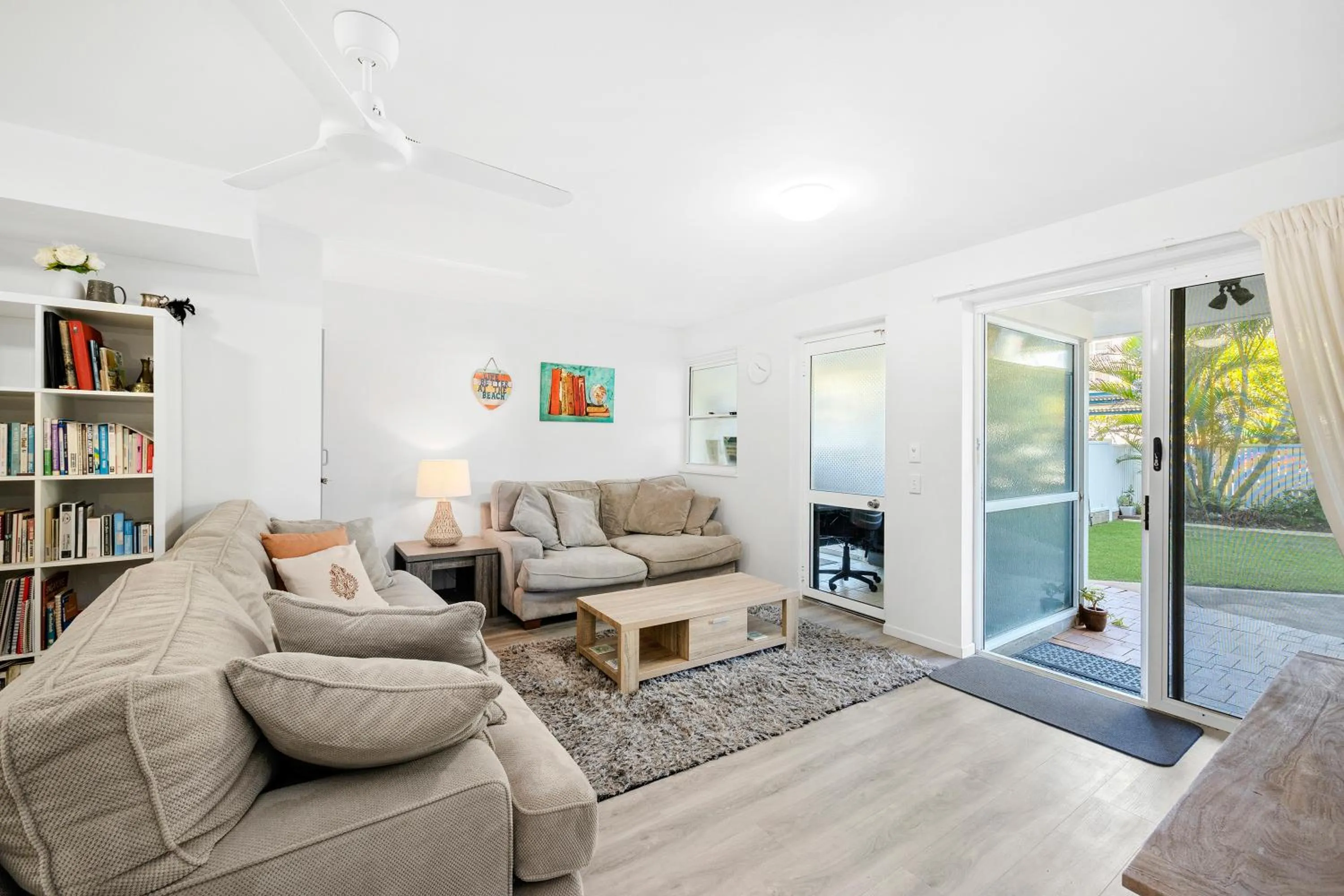 Living room in Coral Sea Apartments