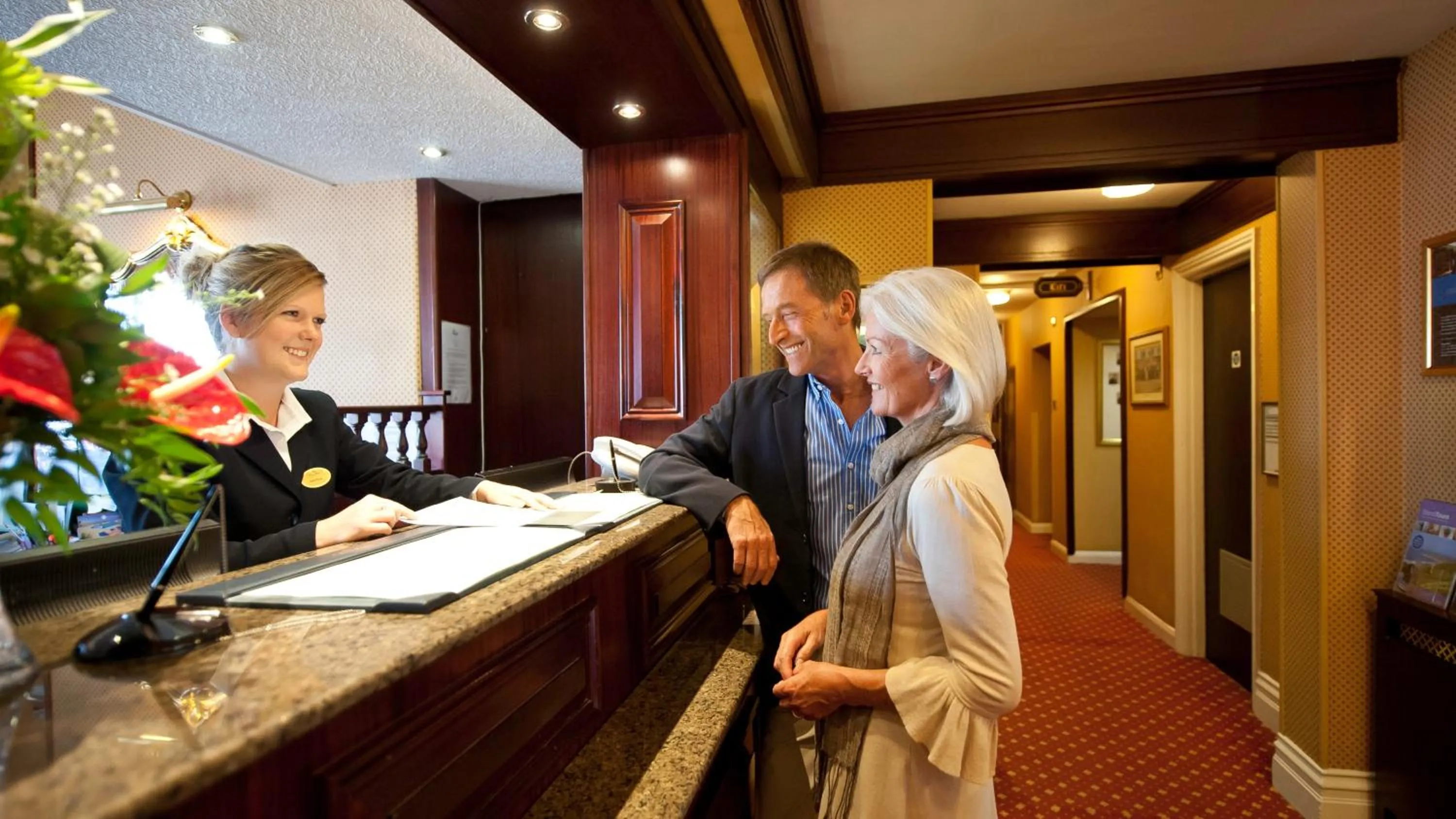 Lobby or reception in The Imperial Hotel
