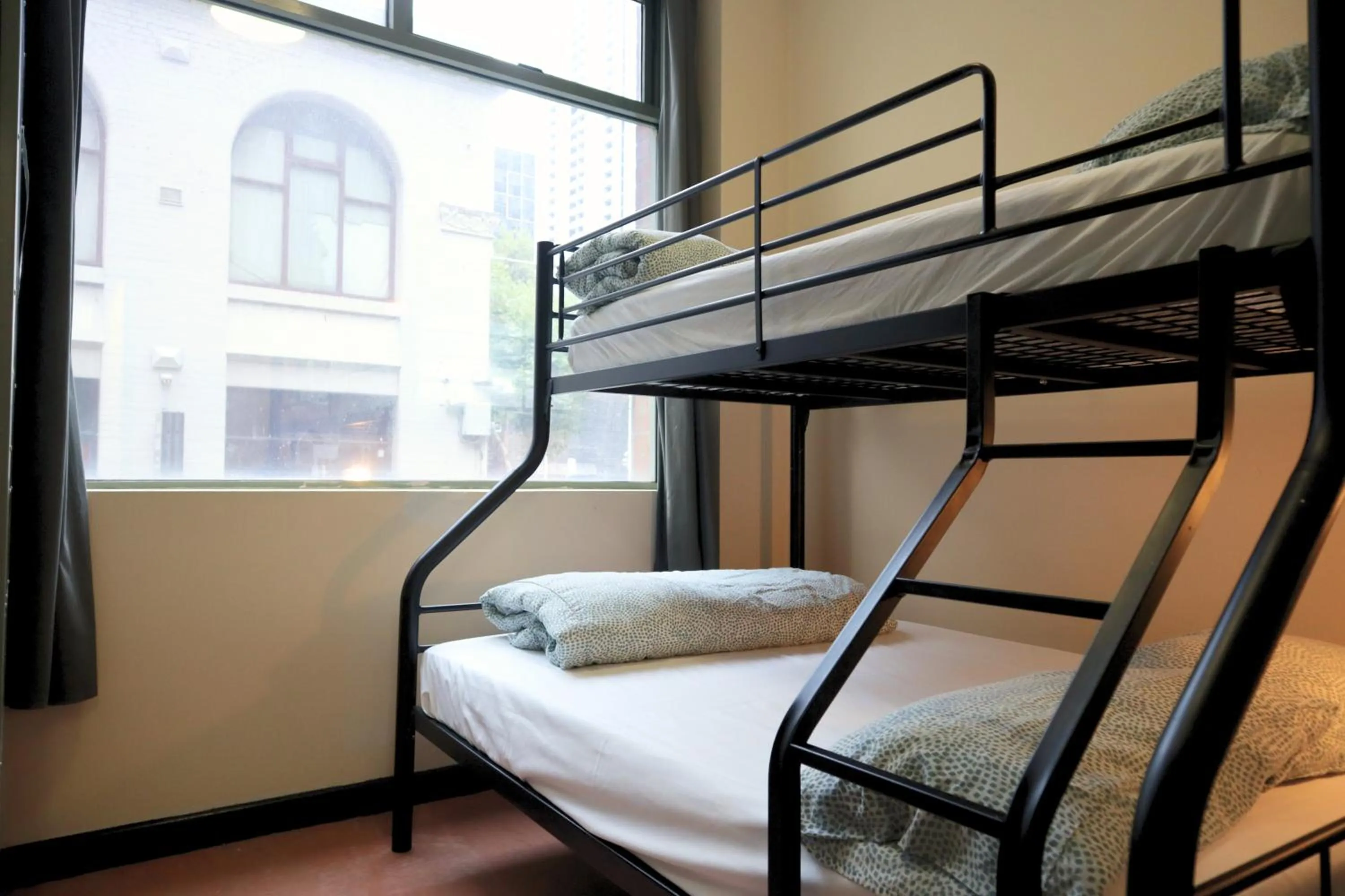 Bedroom, Bed in Melbourne City Backpackers