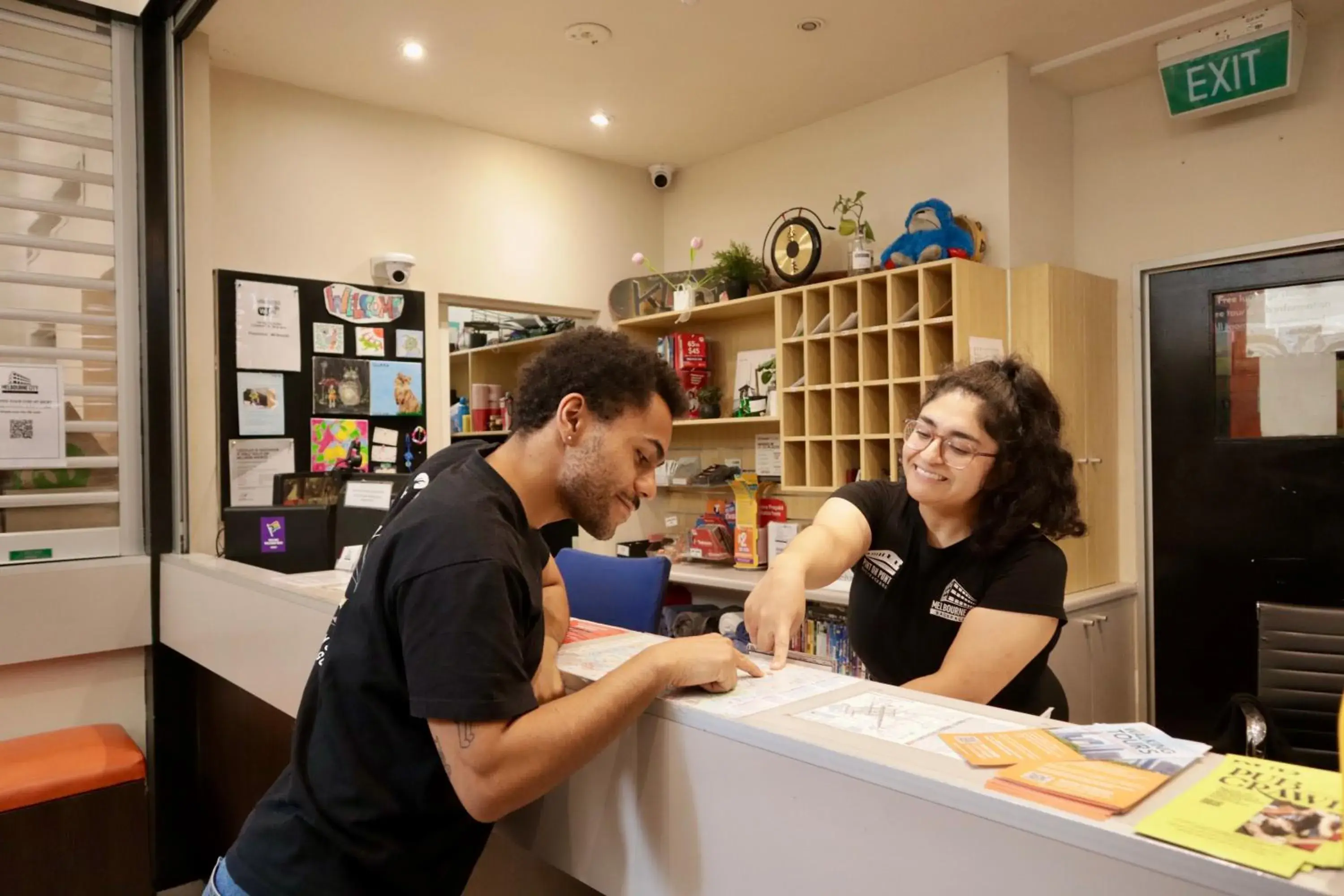 Lobby or reception in Melbourne City Backpackers Lobby or reception in Melbourne City Backpackers