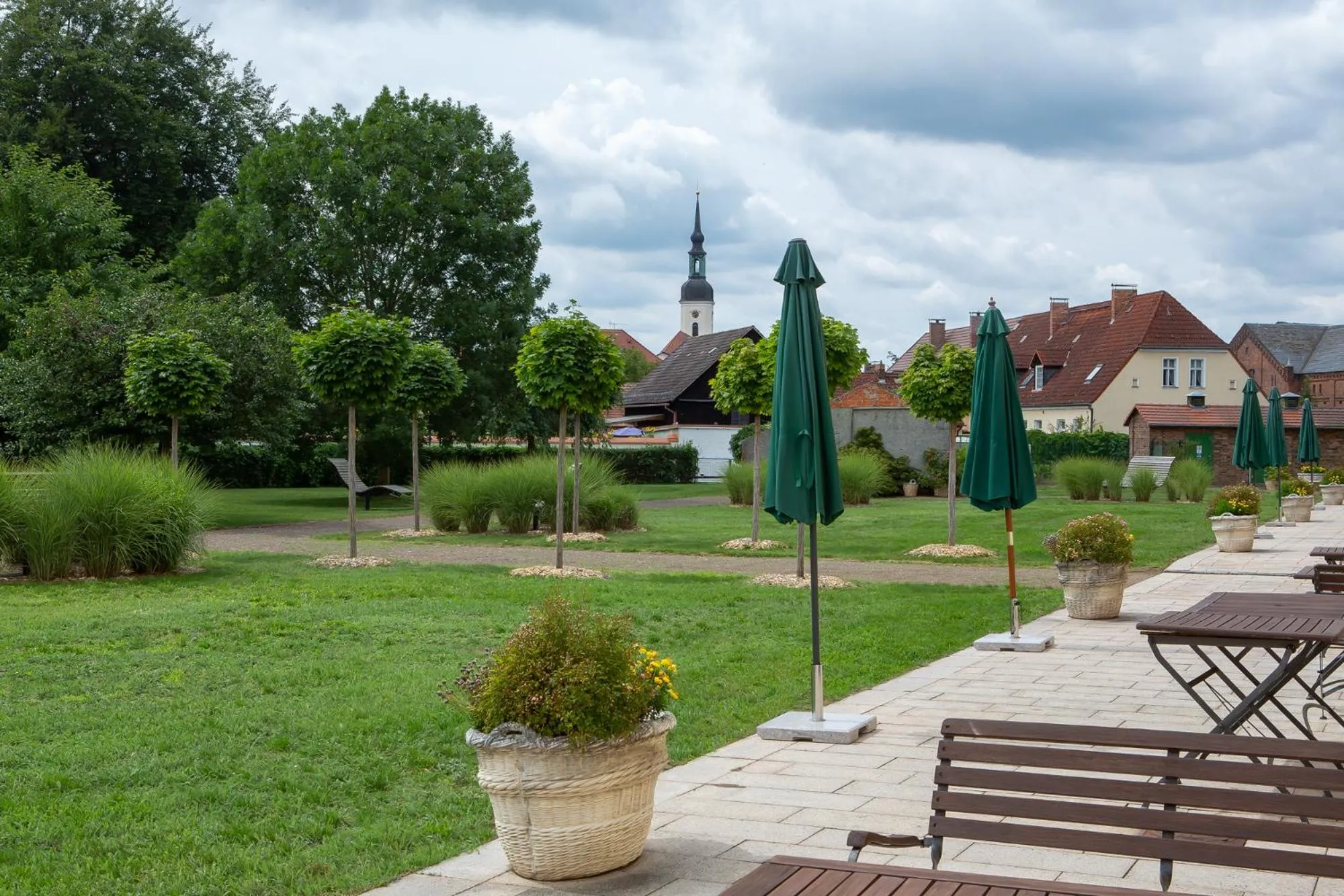 Garden in Urlaubsresidenz Marstall und Kanzlei im Schlossensemble