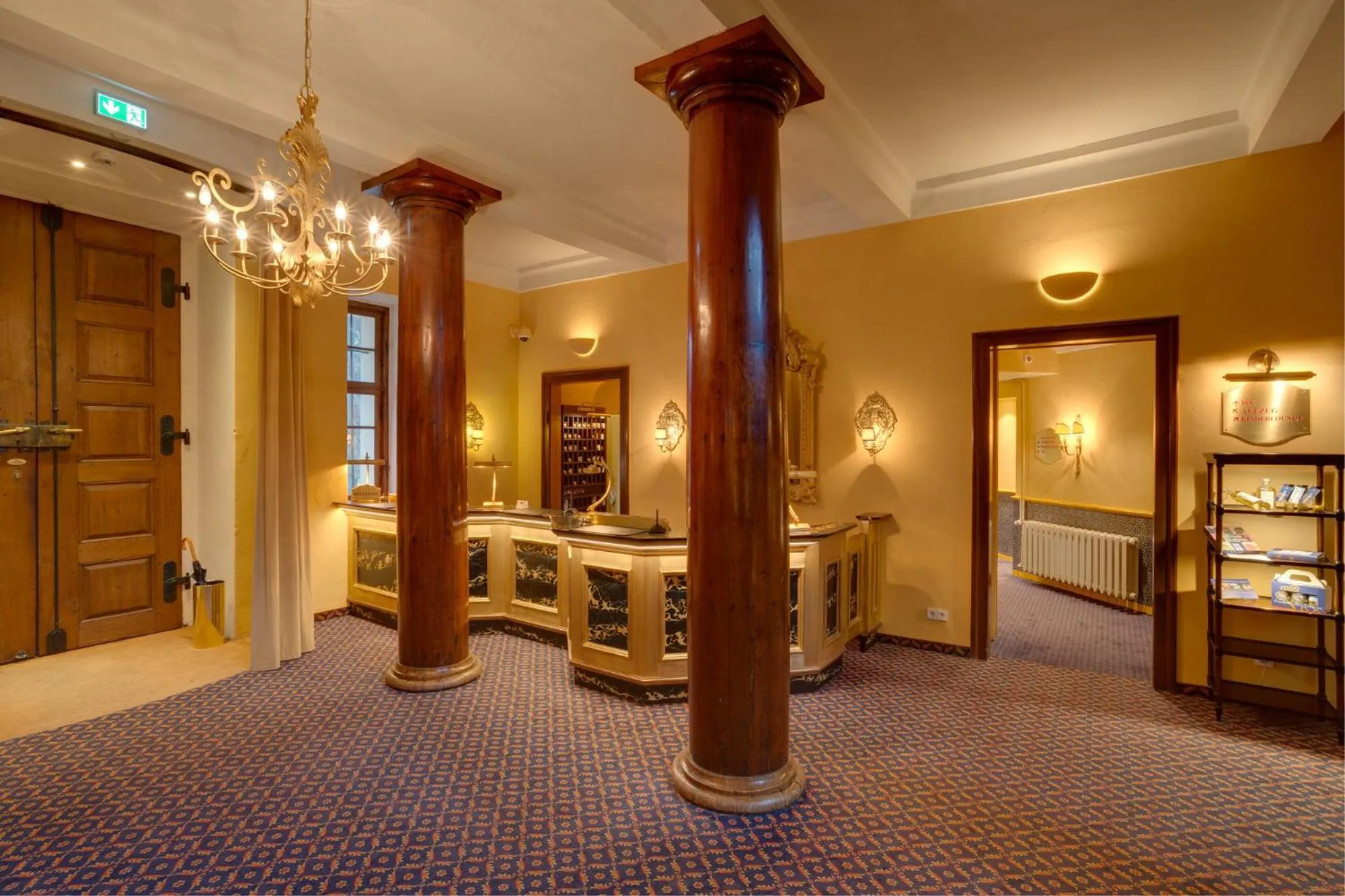 Lobby or reception in Urlaubsresidenz Marstall und Kanzlei im Schlossensemble