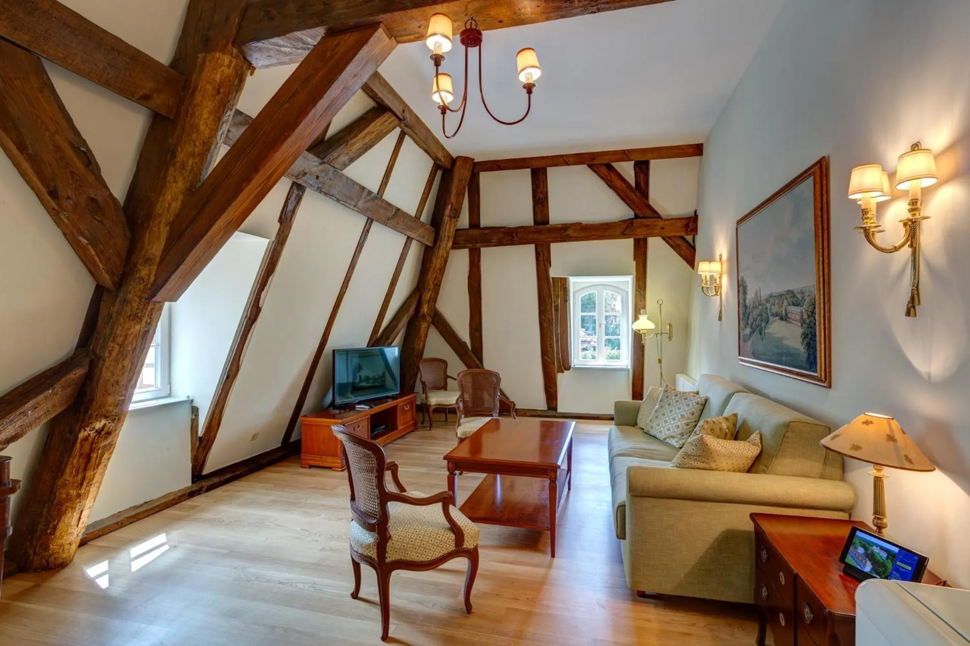 Living room in Urlaubsresidenz Marstall und Kanzlei im Schlossensemble