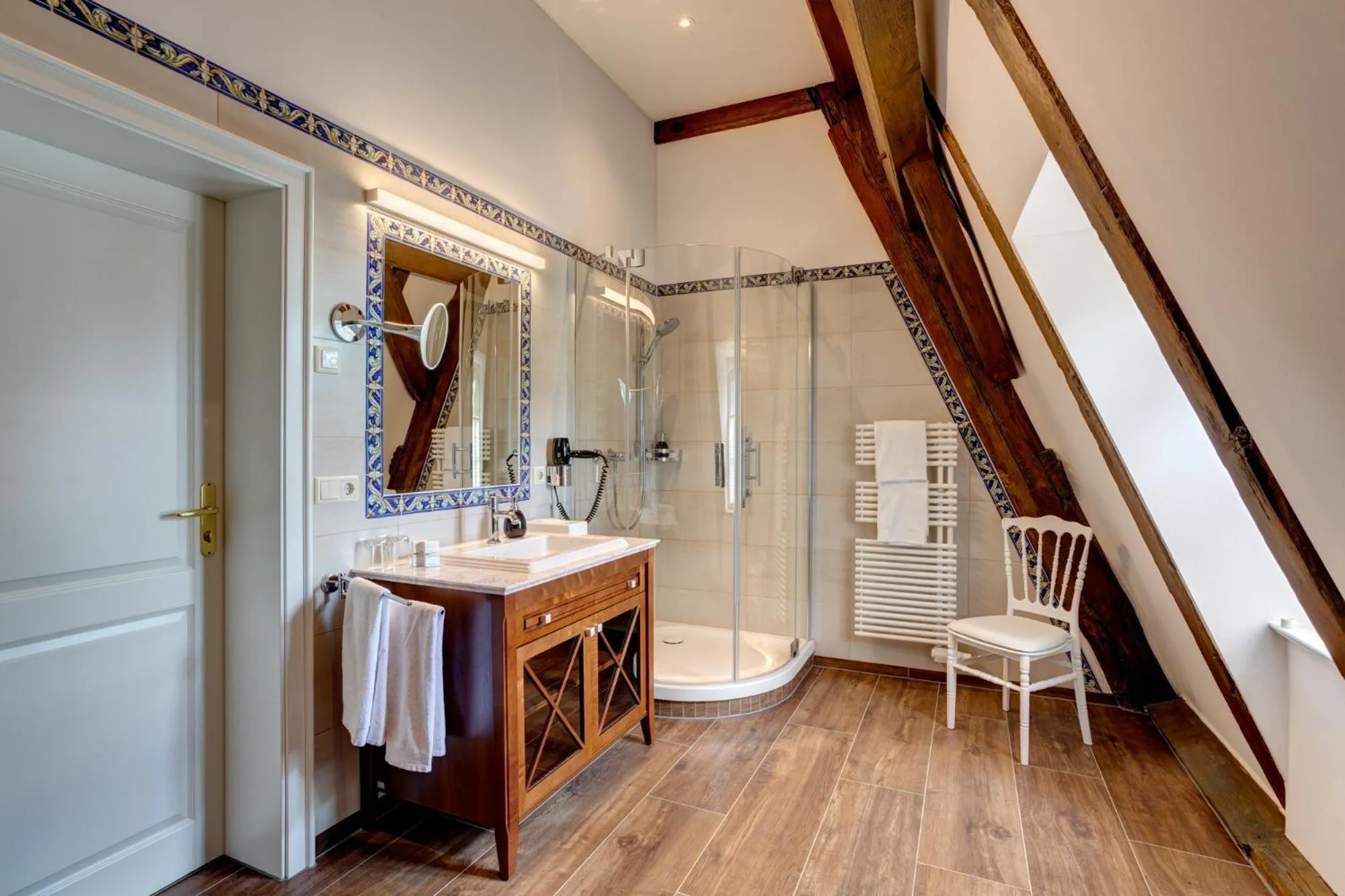 Shower in Urlaubsresidenz Marstall und Kanzlei im Schlossensemble