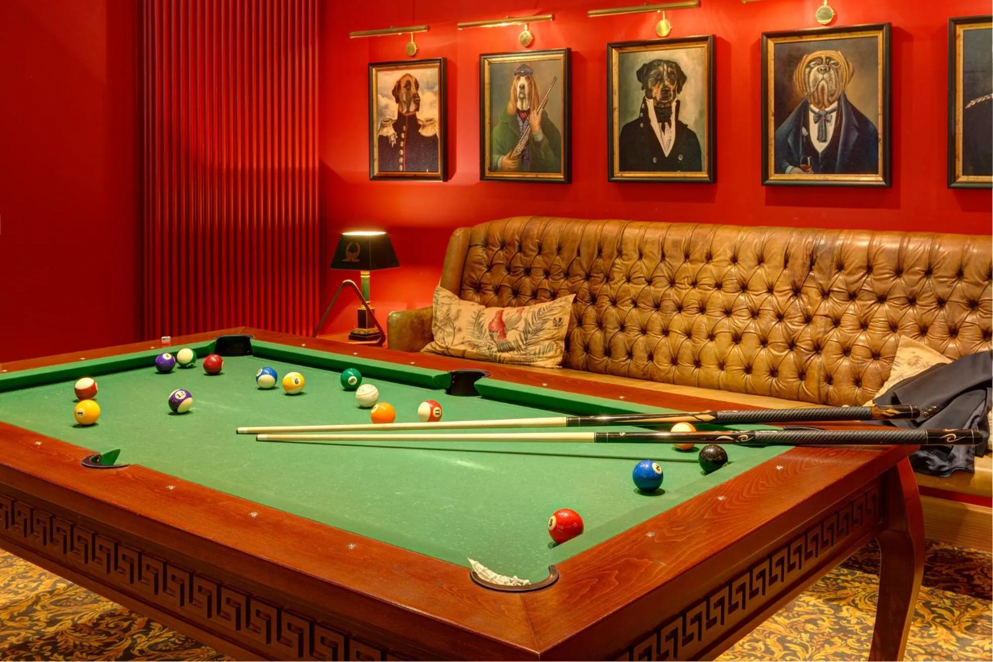 Billiard in Urlaubsresidenz Marstall und Kanzlei im Schlossensemble