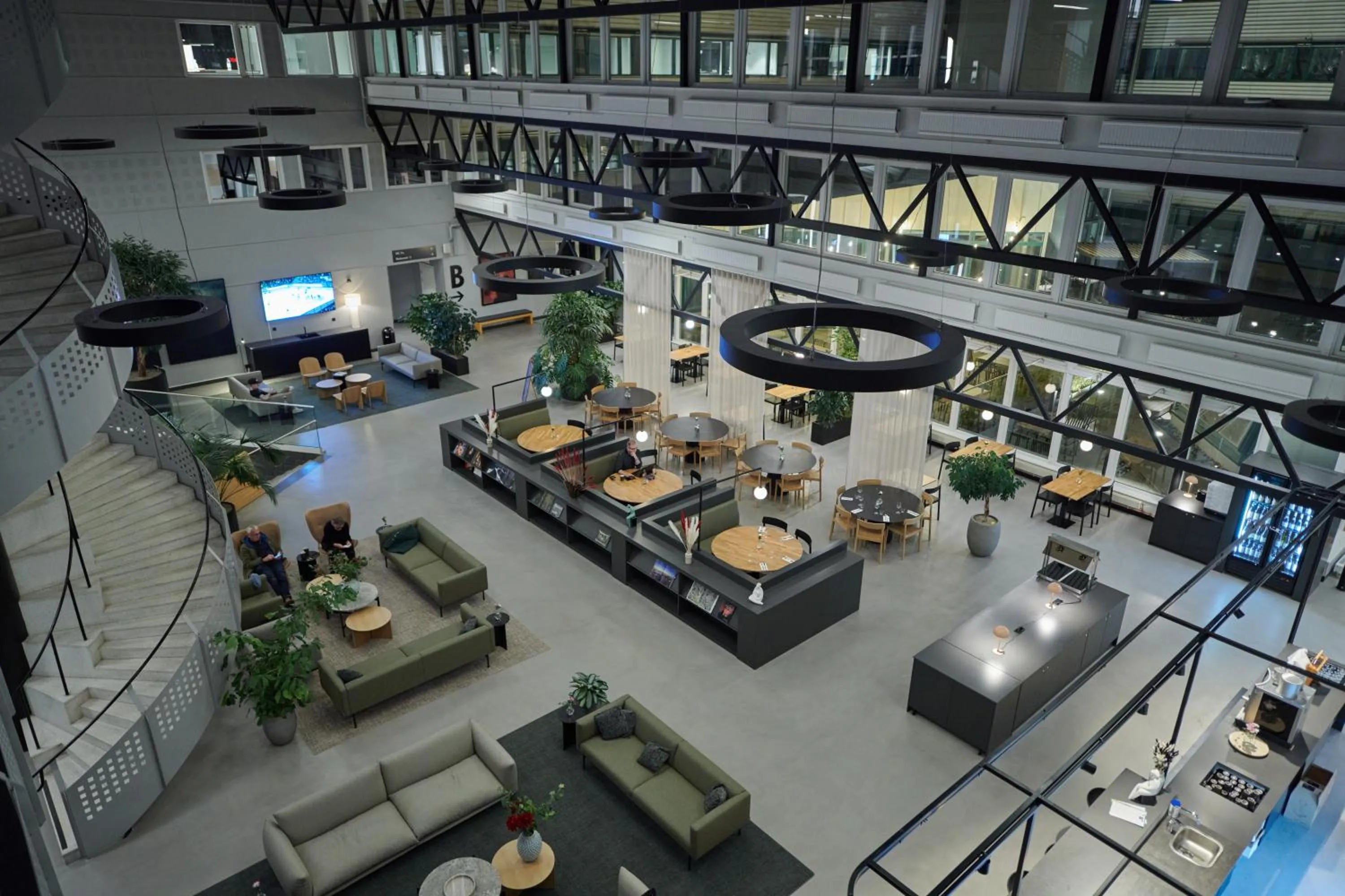 Inner courtyard view in First Hotel Stockholm North