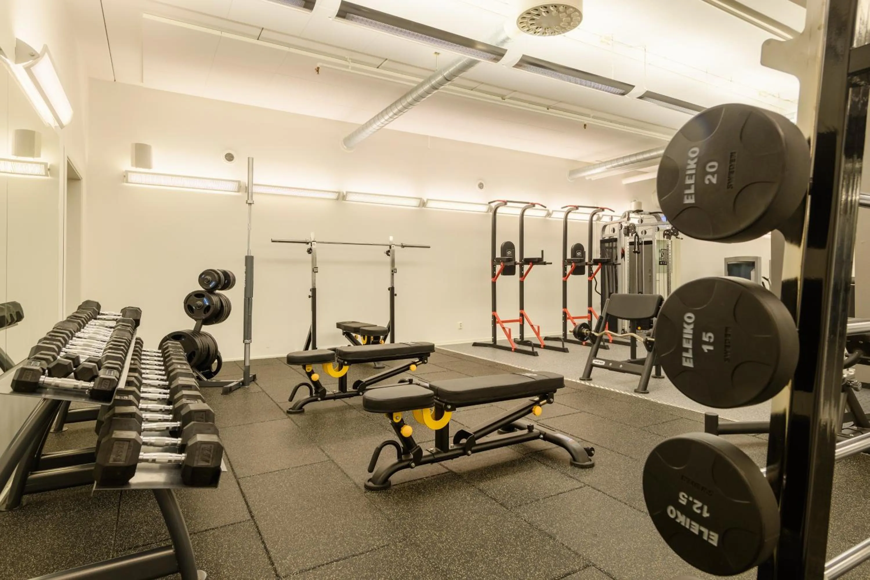 Fitness centre/facilities in First Hotel Stockholm North