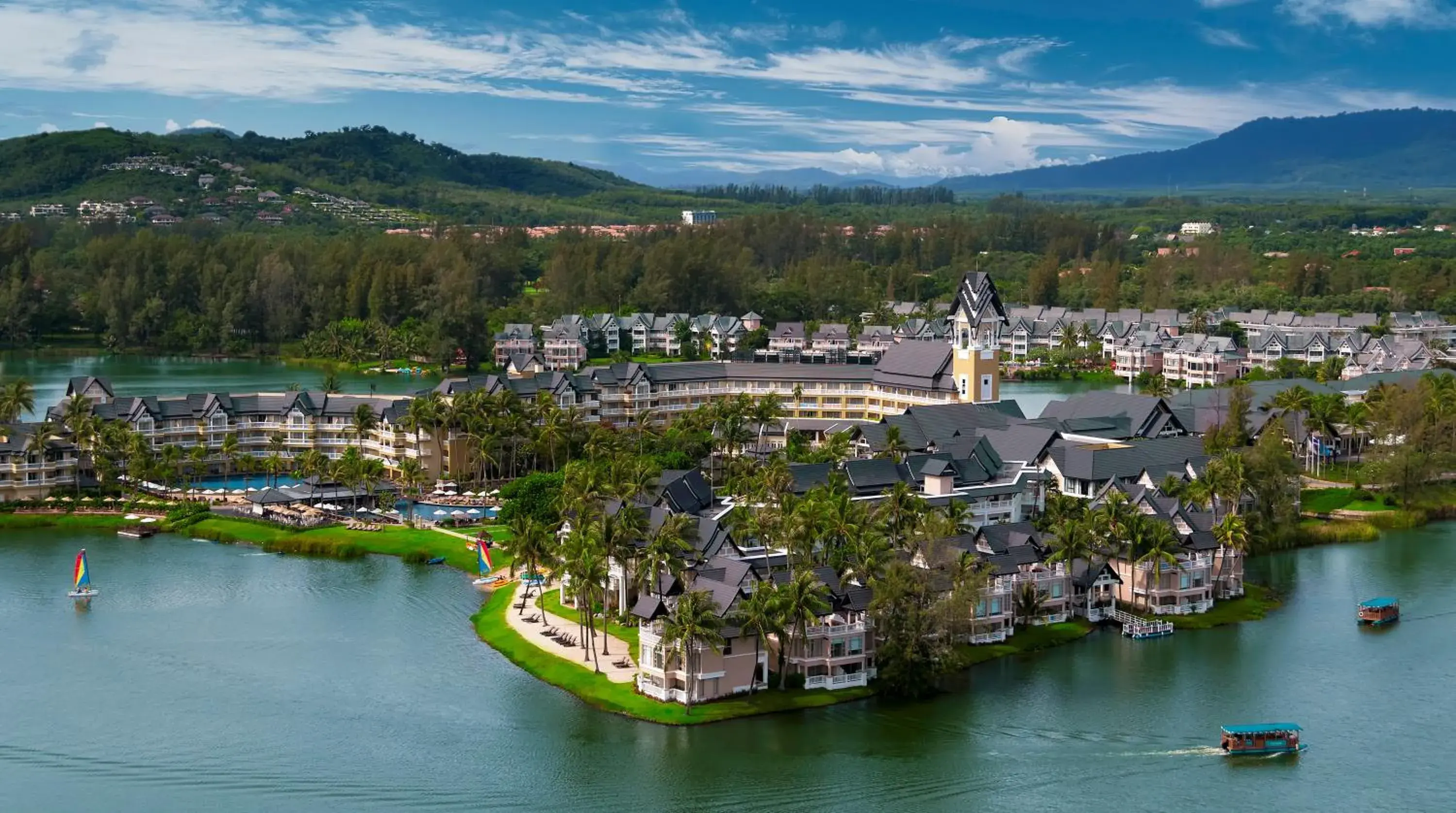 Bird's eye view in Angsana Laguna Phuket Bird's eye view in Angsana Laguna Phuket