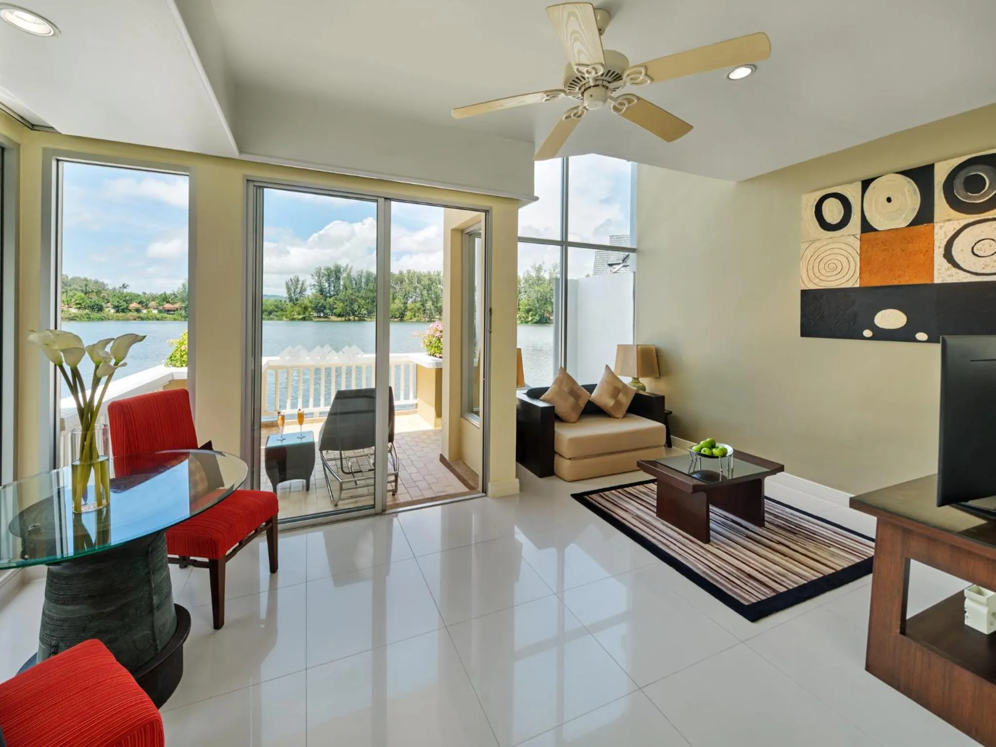 Living room in Angsana Laguna Phuket