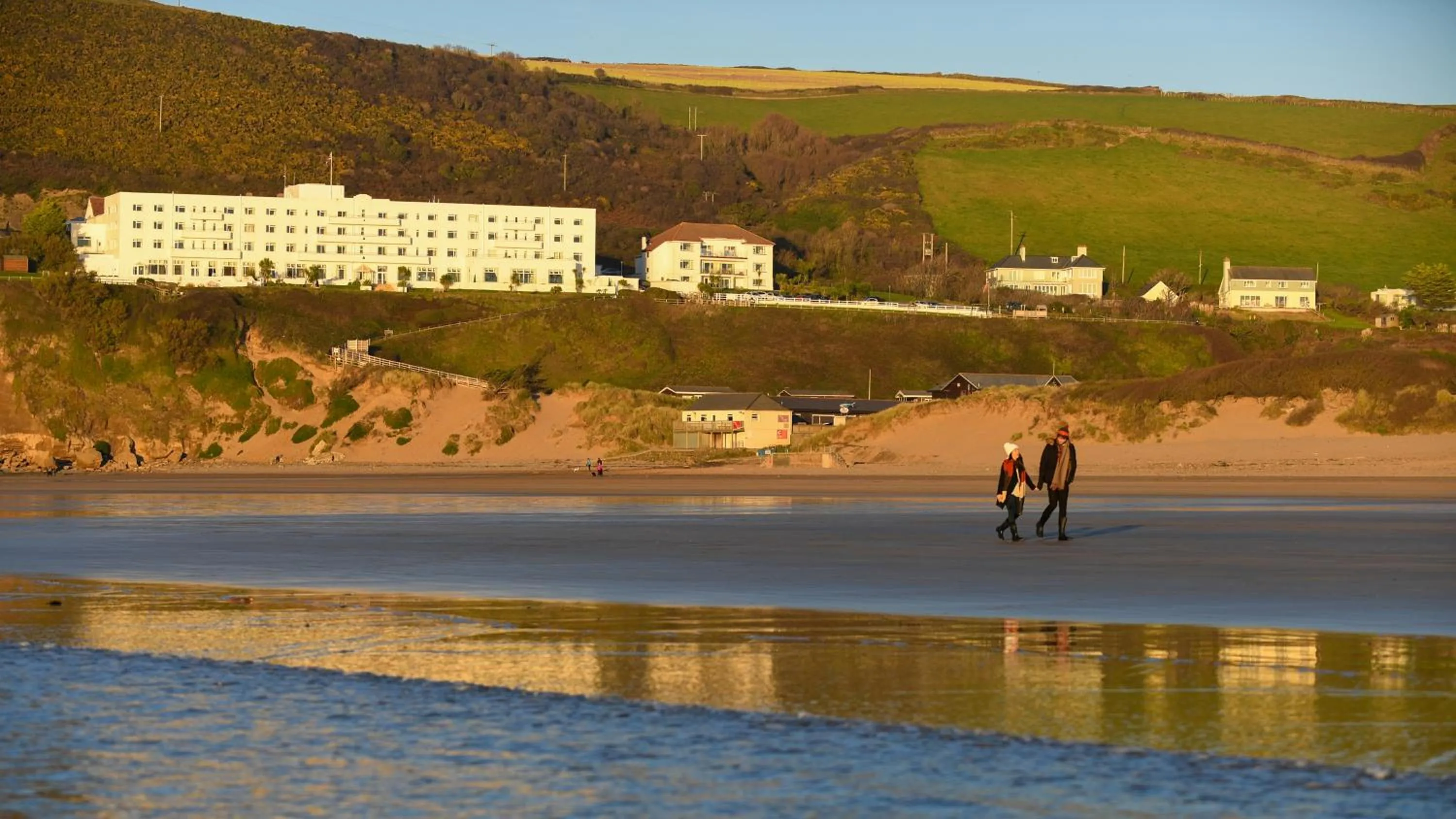 Beach in Saunton Sands Hotel Source Spa and Wellness