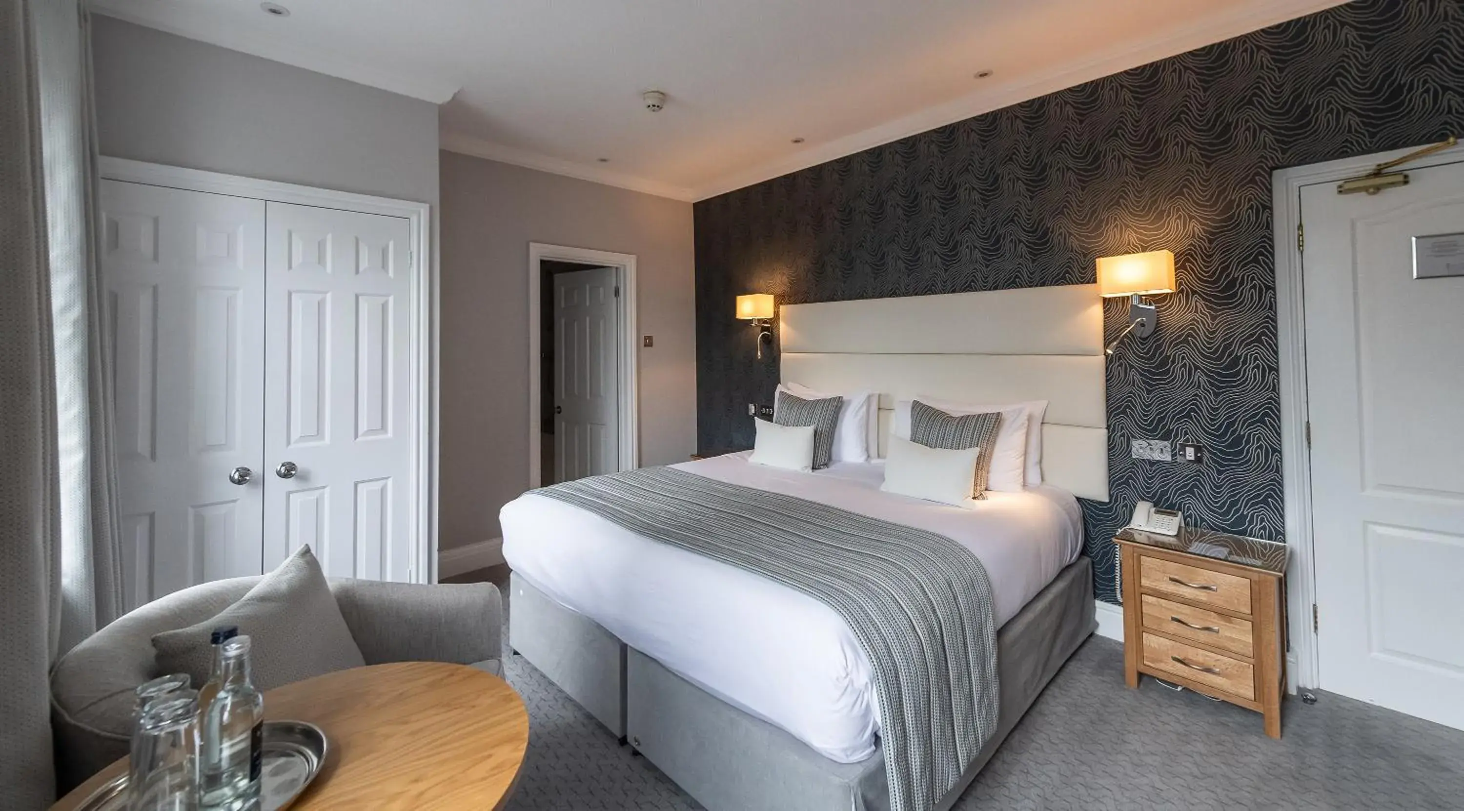Bedroom, Bed in The Carlyon Bay Hotel and Spa Bedroom, Bed in The Carlyon Bay Hotel and Spa