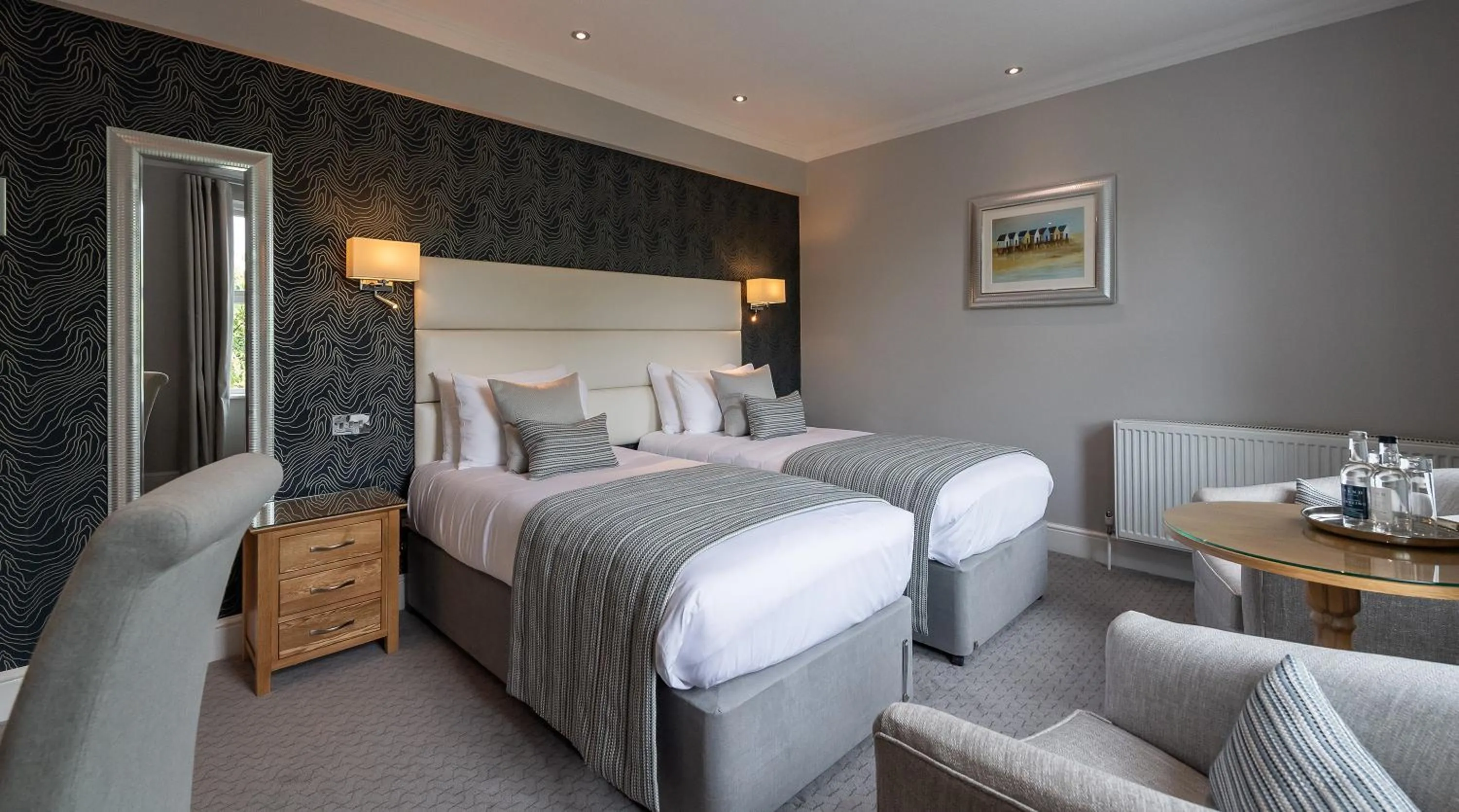 Bed in The Carlyon Bay Hotel and Spa