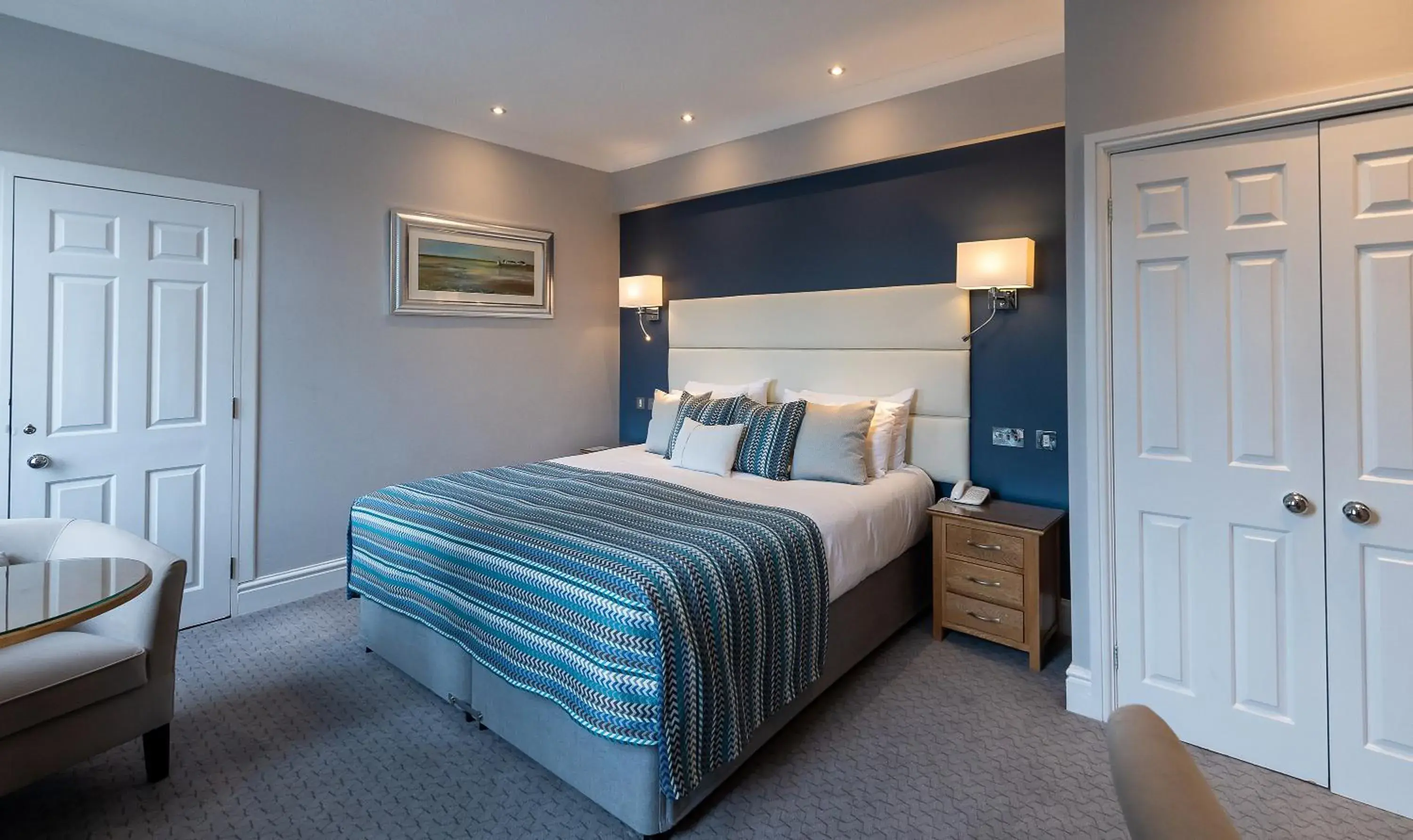 Bedroom, Bed in The Carlyon Bay Hotel and Spa Bedroom, Bed in The Carlyon Bay Hotel and Spa