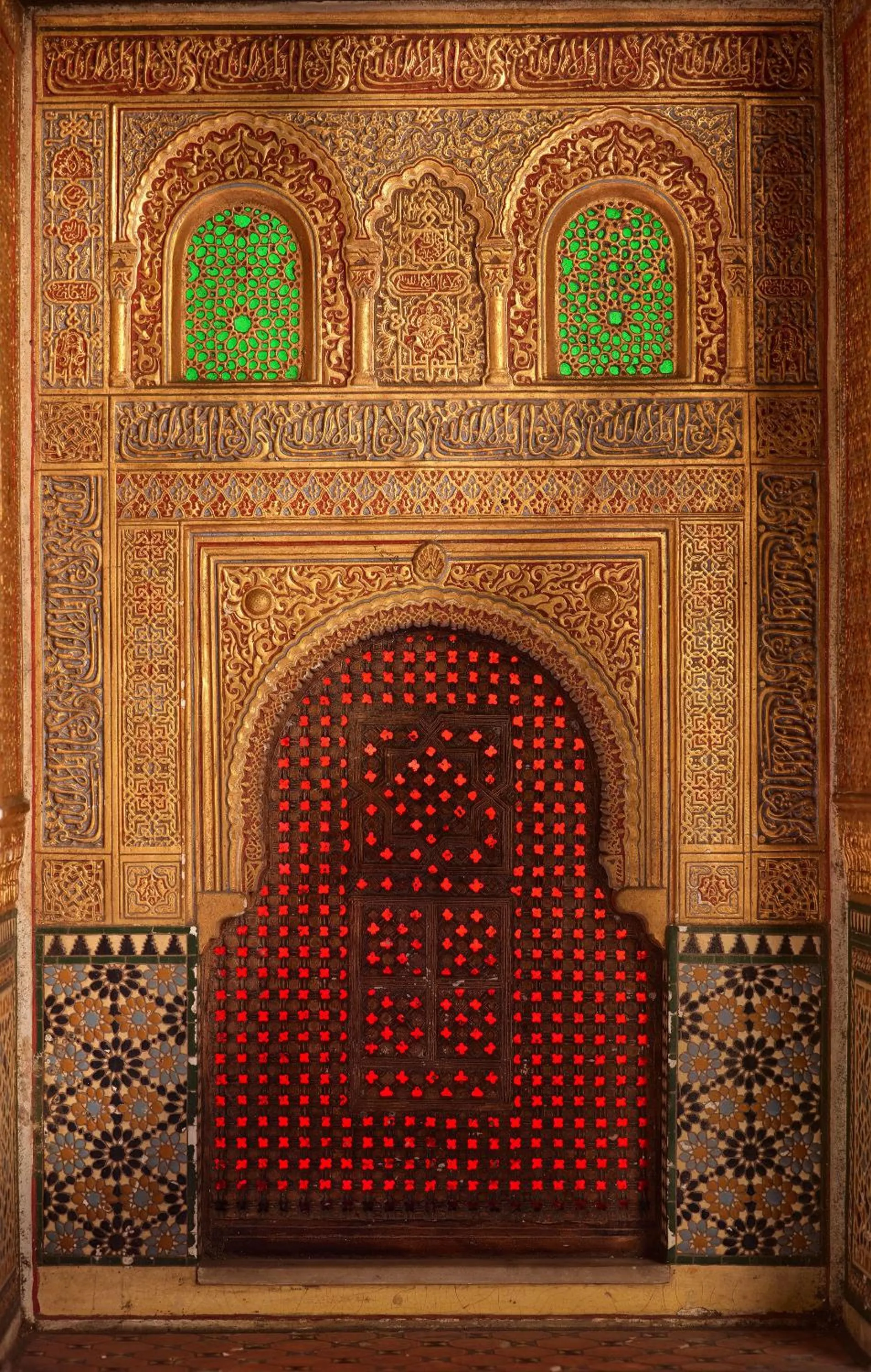 Decorative detail in Hotel Ibarra Zalla