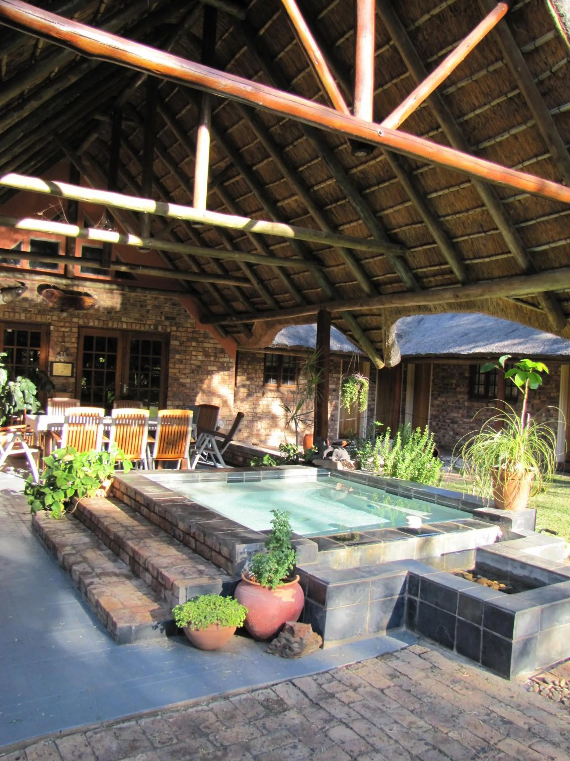 Pool view in SERENITY Du Bois Lodge