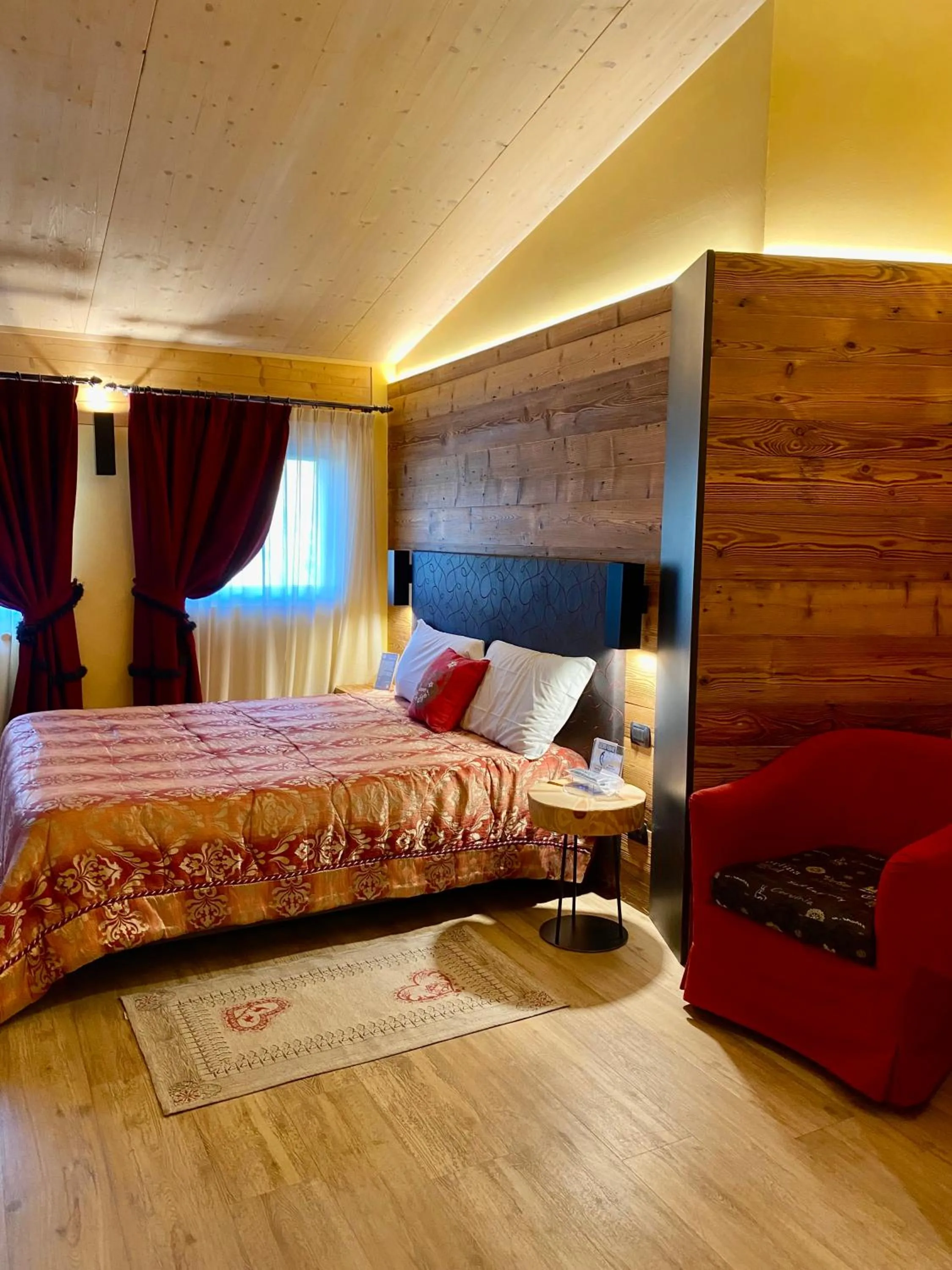 Bed in Hotel Chaberton