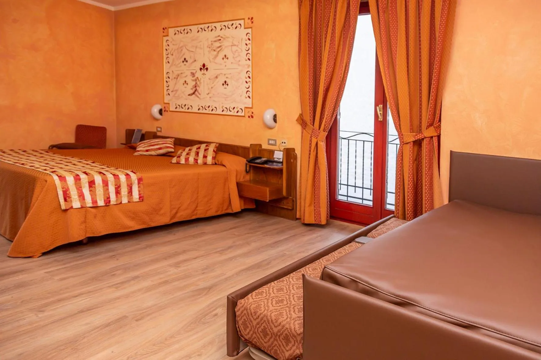 Bed in Hotel Chaberton