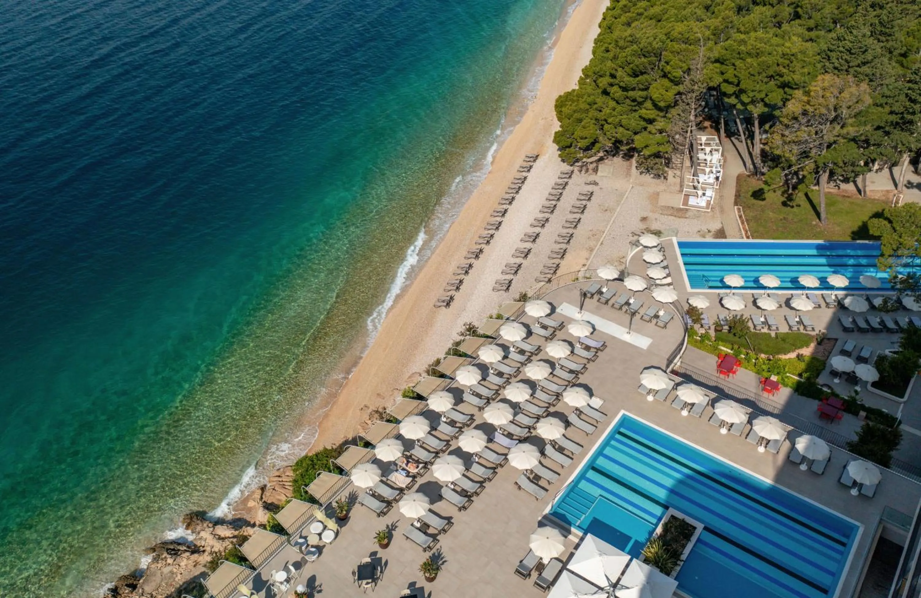 Beach in Bluesun Hotel Jadran