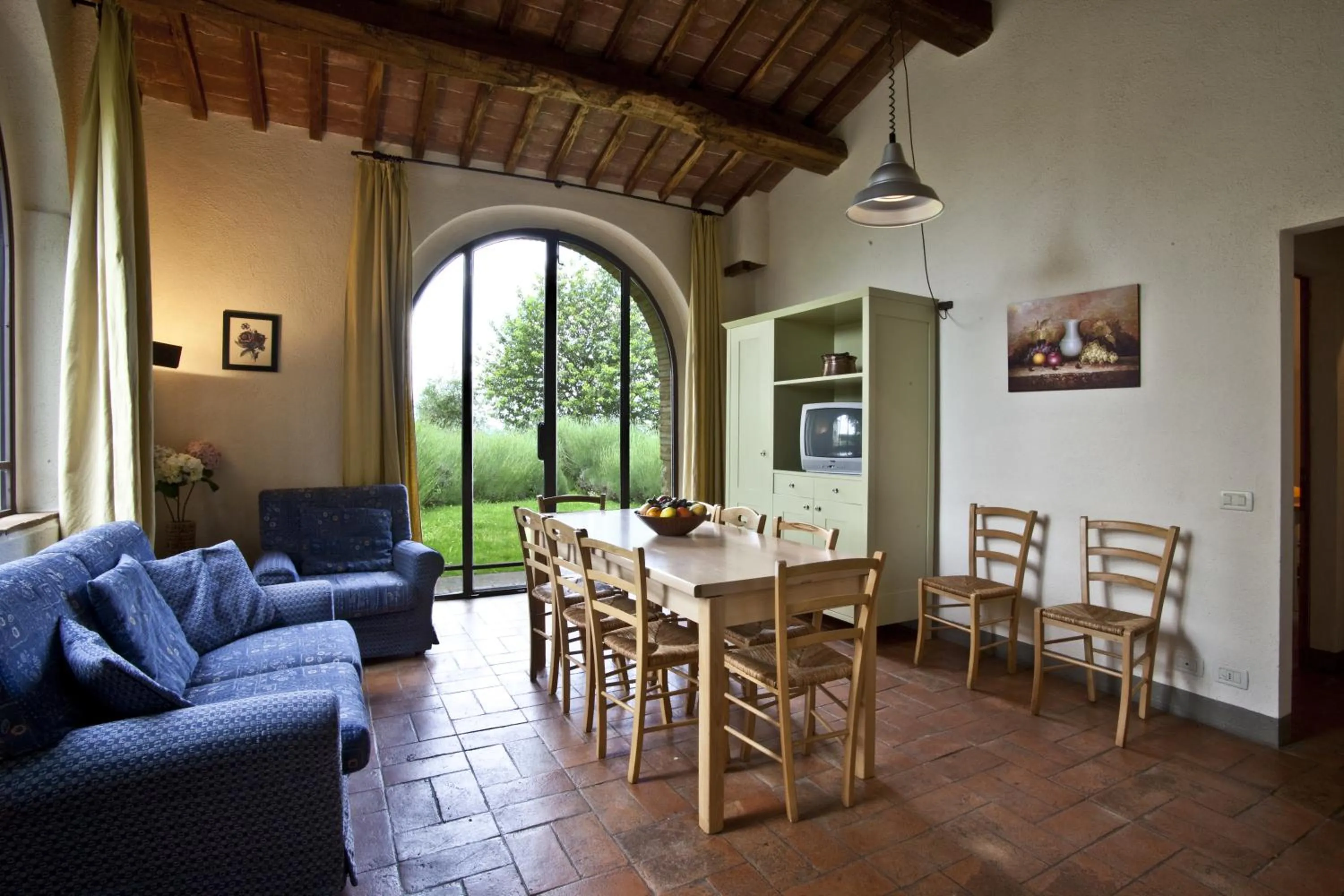 Living room in Podere Il Pino