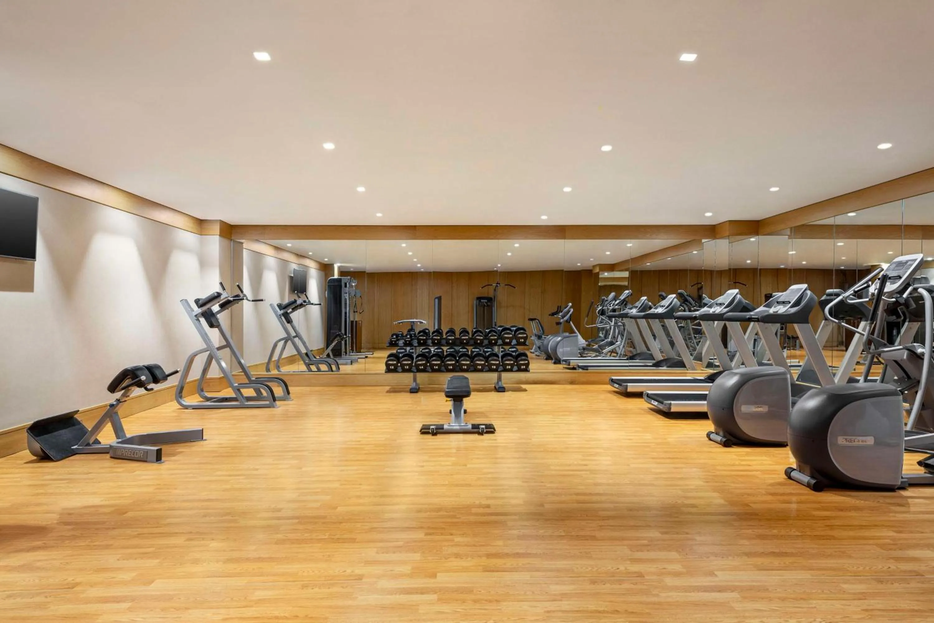 Fitness centre/facilities in Radisson Hotel Muscat Panorama