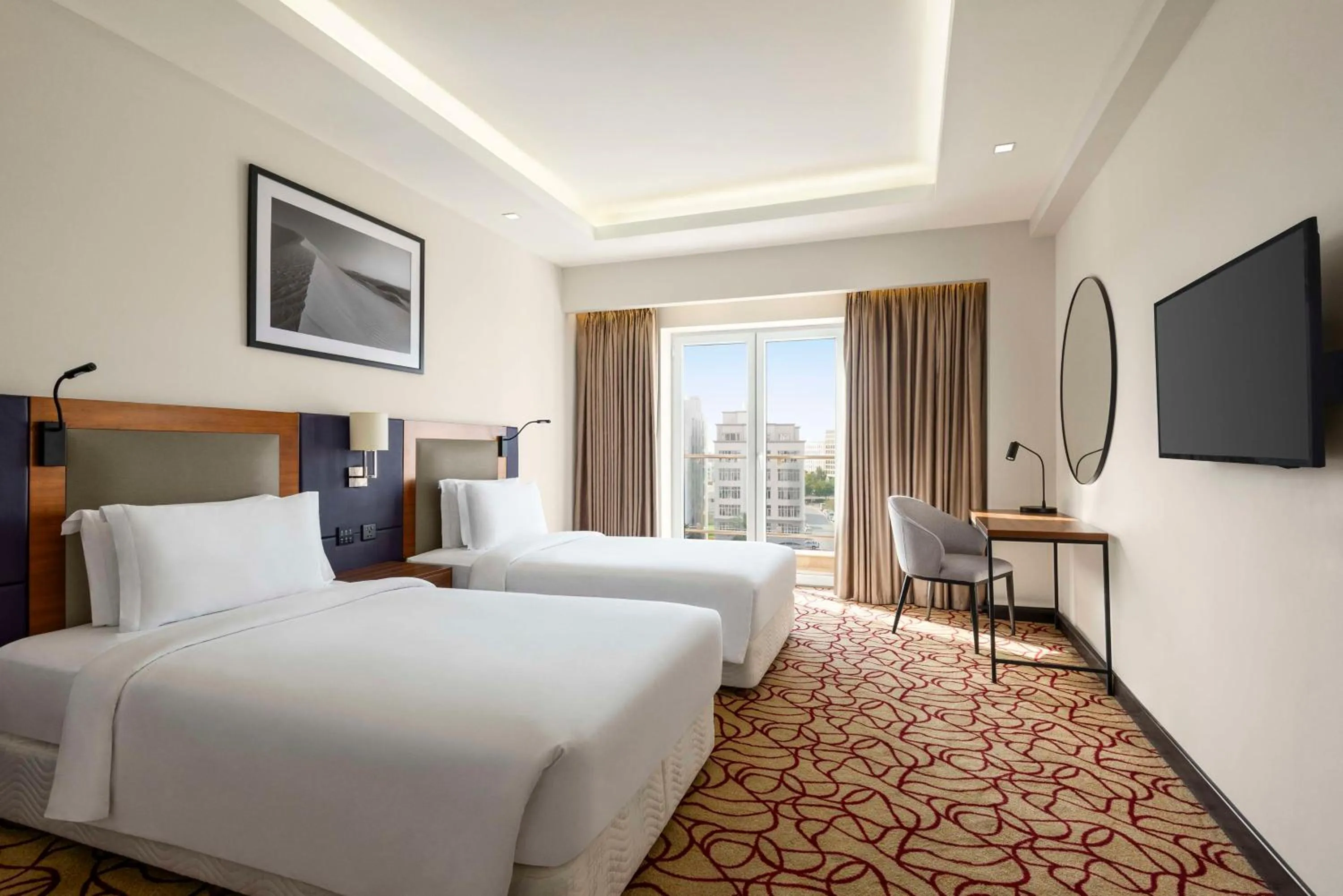 Bedroom, Bed in Radisson Hotel Muscat Panorama
