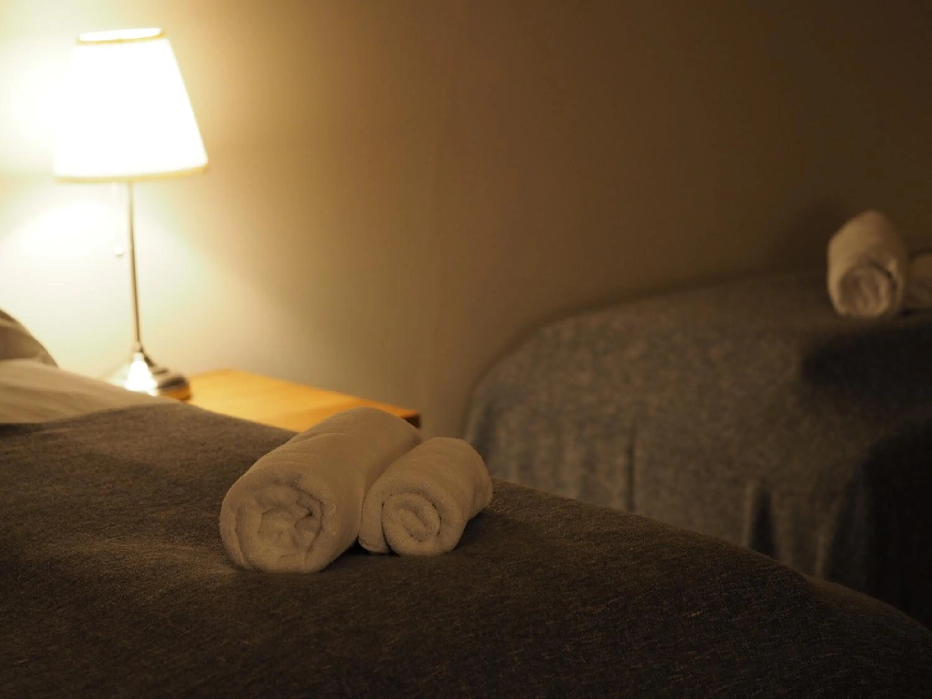 Bed in Fisherman Guesthouse Sudureyri