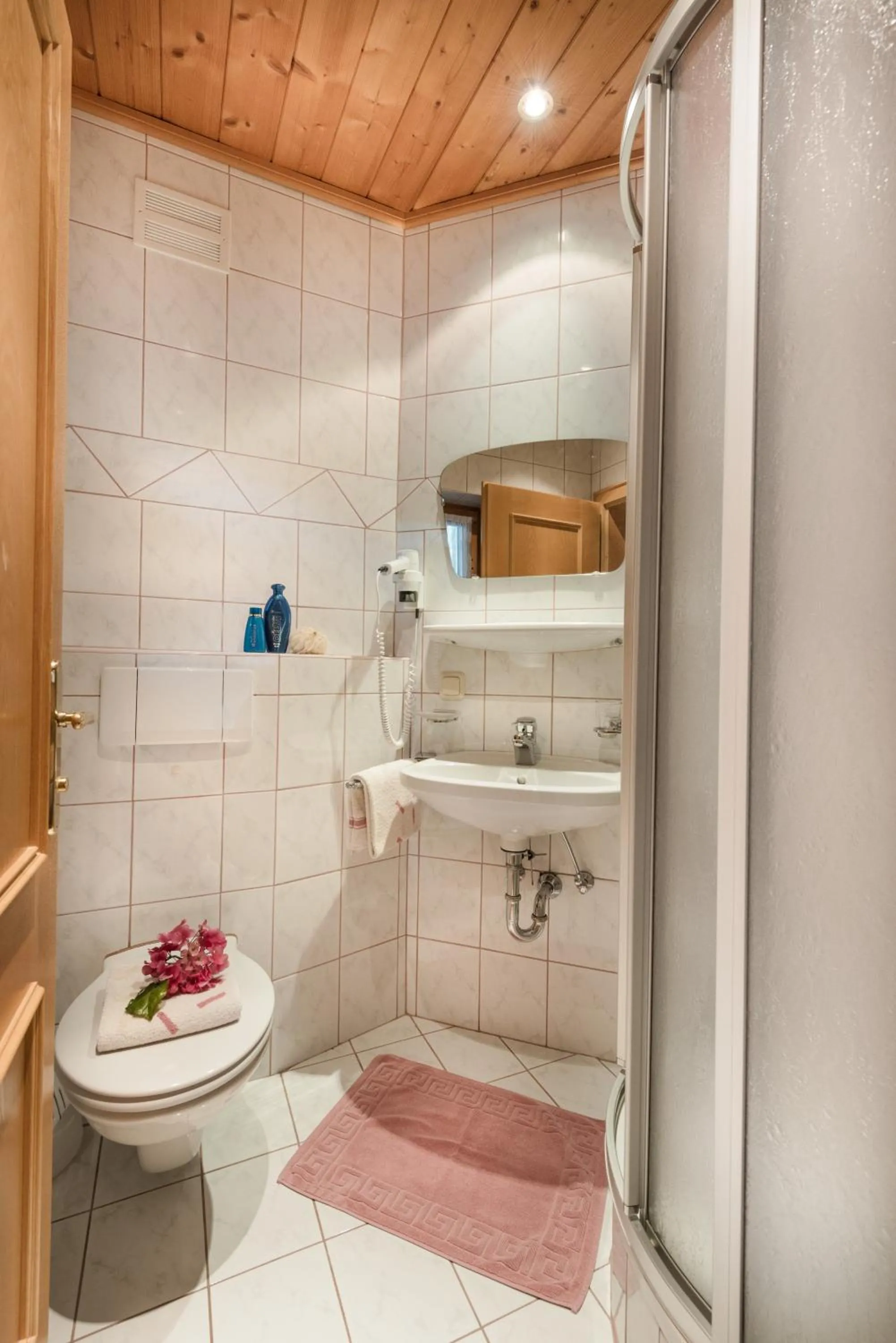 Bathroom in Gästehaus Gratz - inklusive Eintritt in die Alpentherme