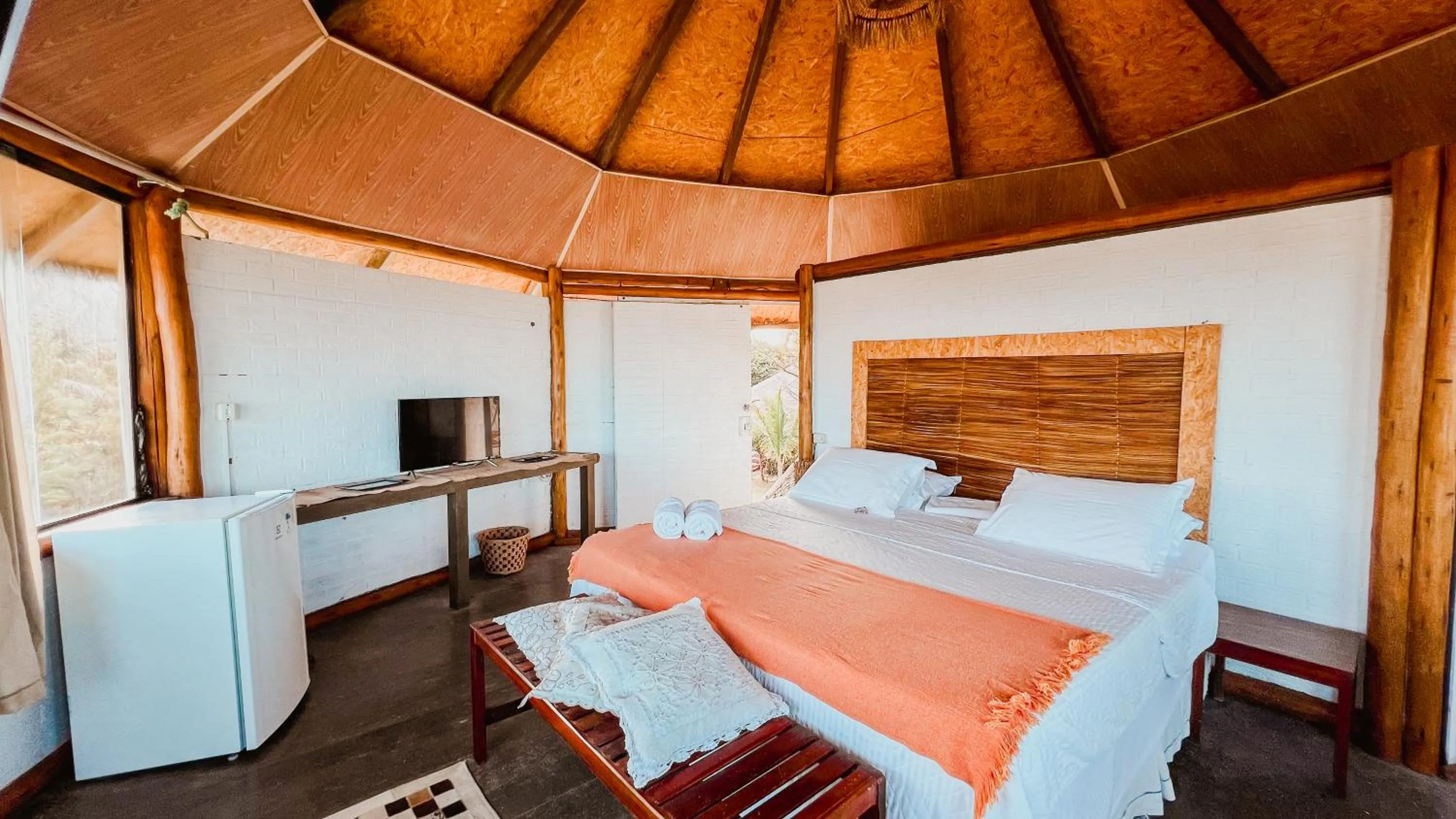 Bed in Ocas do Índio Hotel Spa