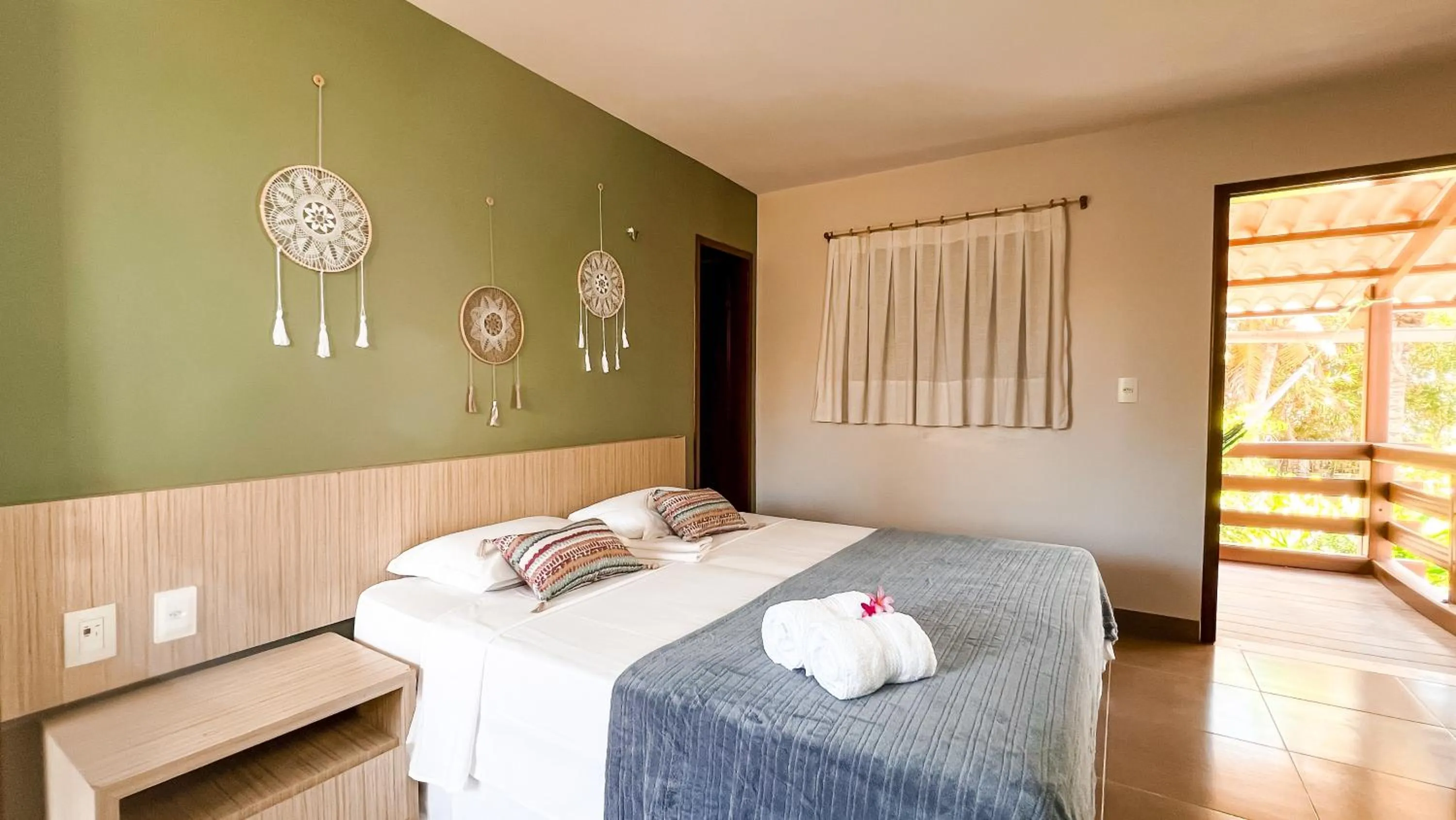 Bed in Ocas do Índio Hotel Spa