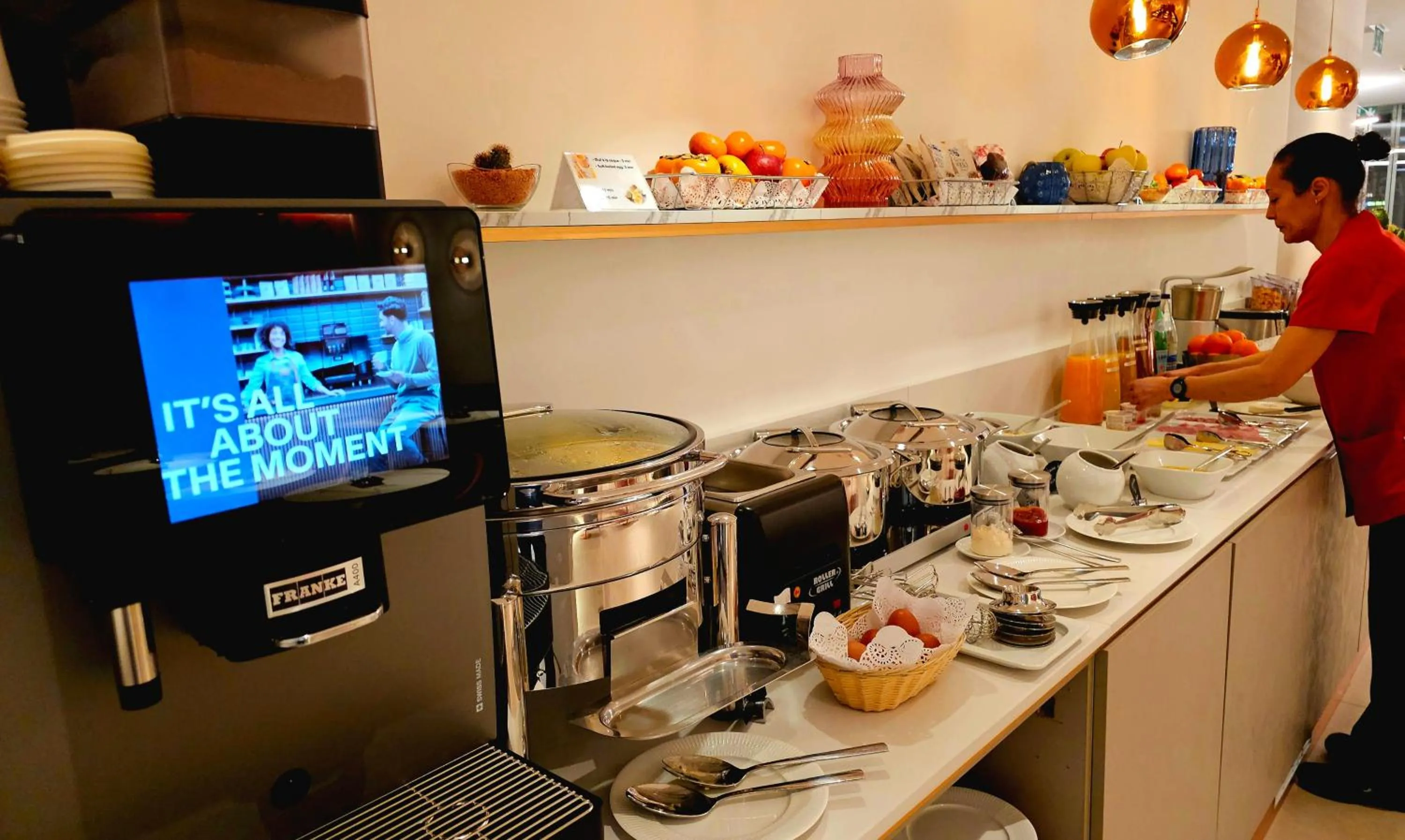 Breakfast in Aparthotel Adagio Genève Mont-Blanc