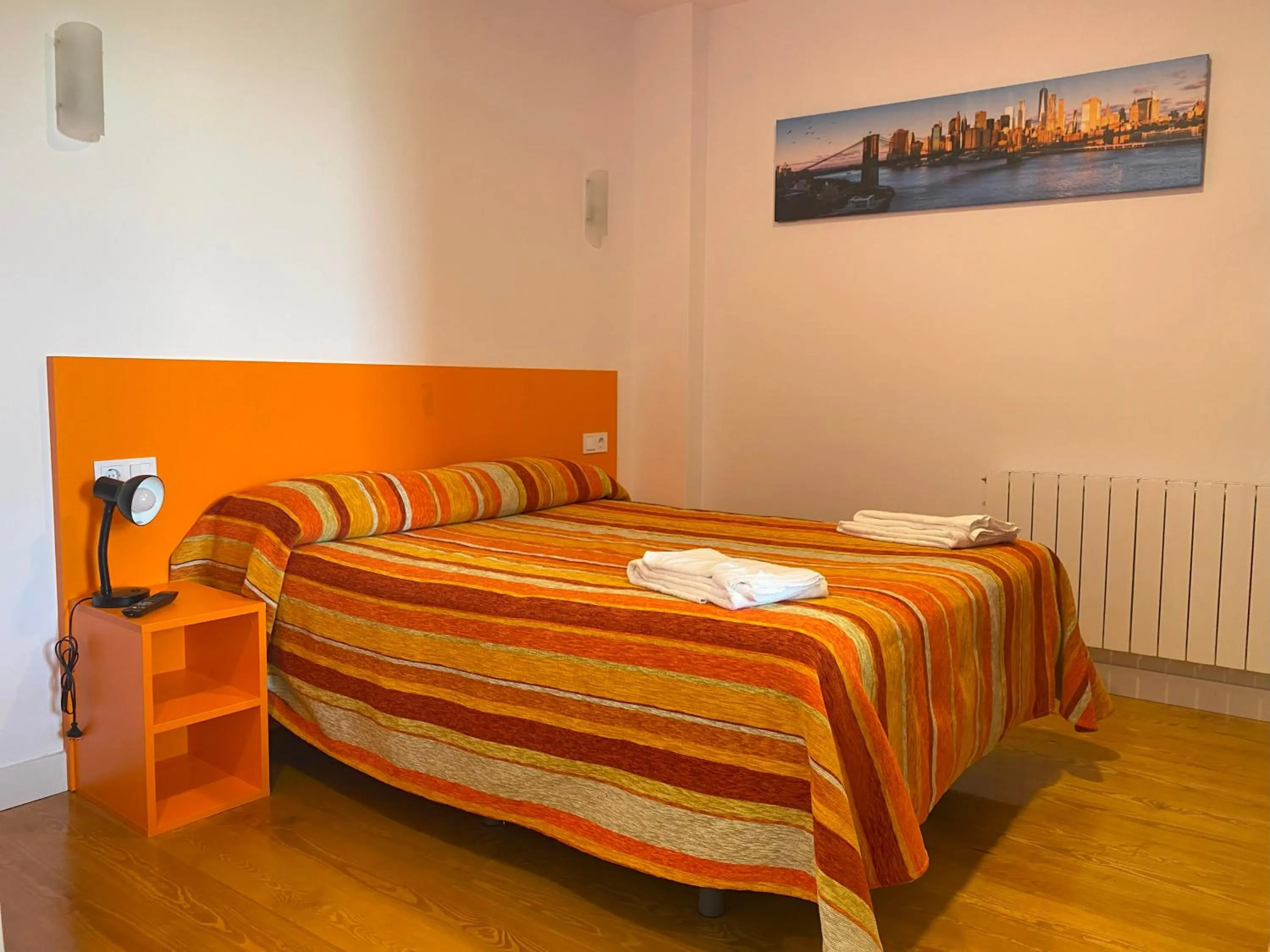 Bed in Apartamentos Bahía de Boó