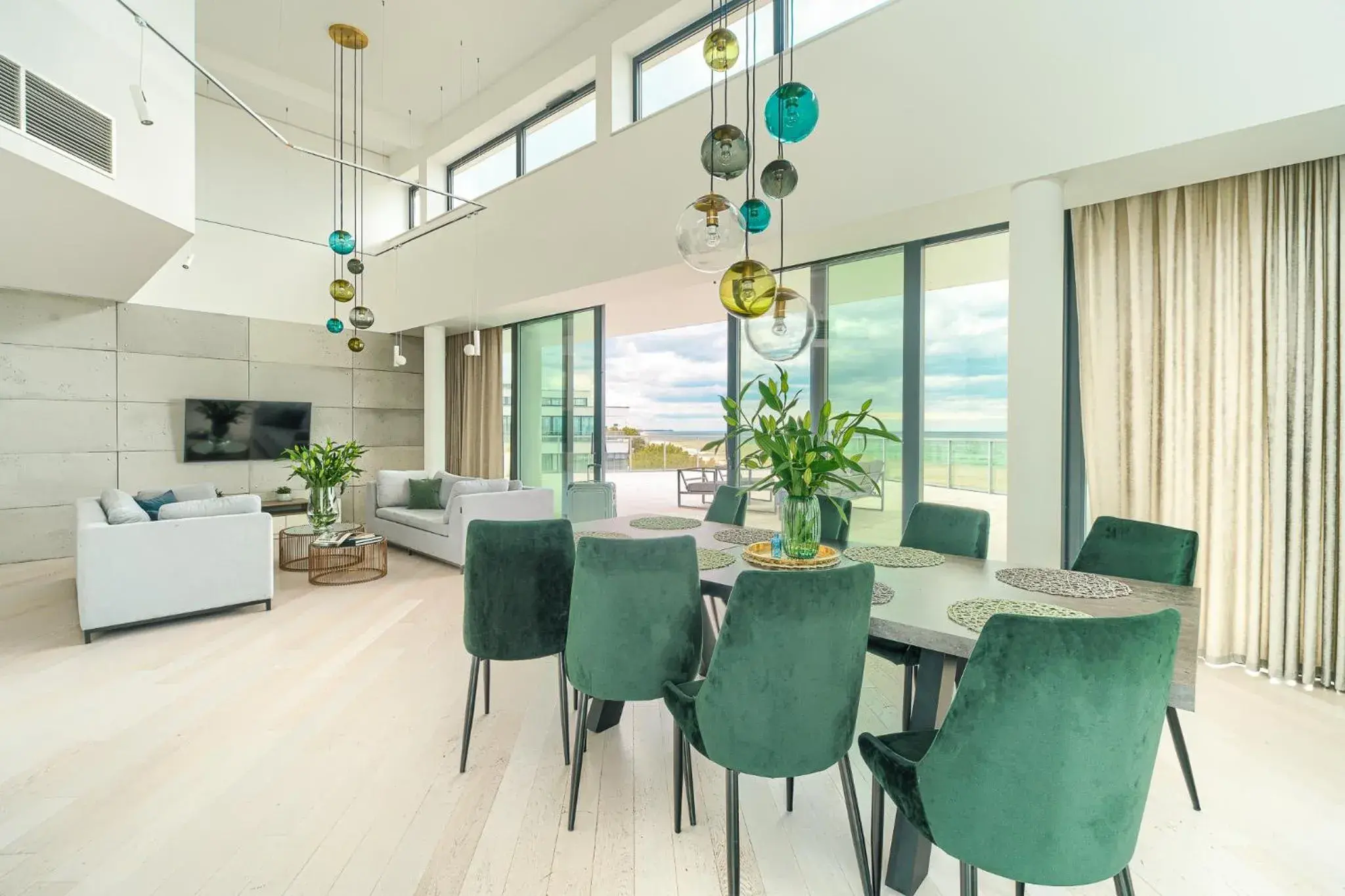 Three-Bedroom Penthouse with private sauna 504B in Dune Resort Mielno - B Three-Bedroom Penthouse with private sauna 504B in Dune Resort Mielno - B