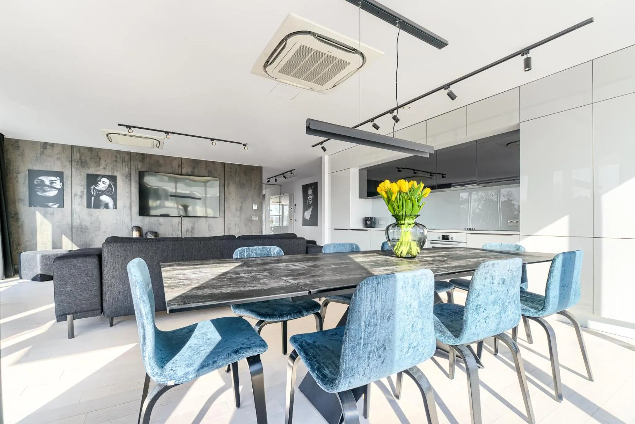 Kitchen or kitchenette in Dune Resort Mielno - B