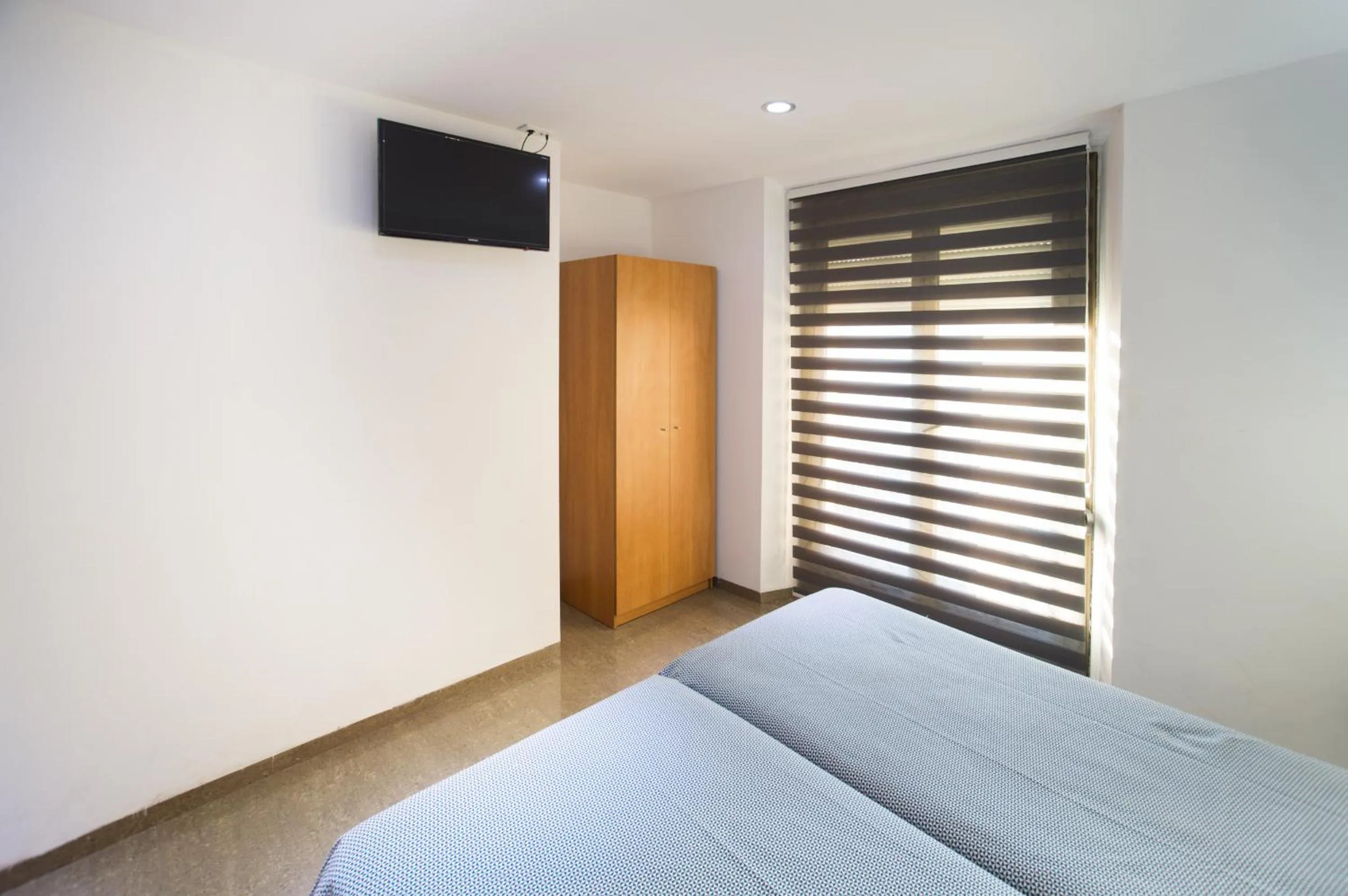 Decorative detail, Bed in Hostal Drassanes