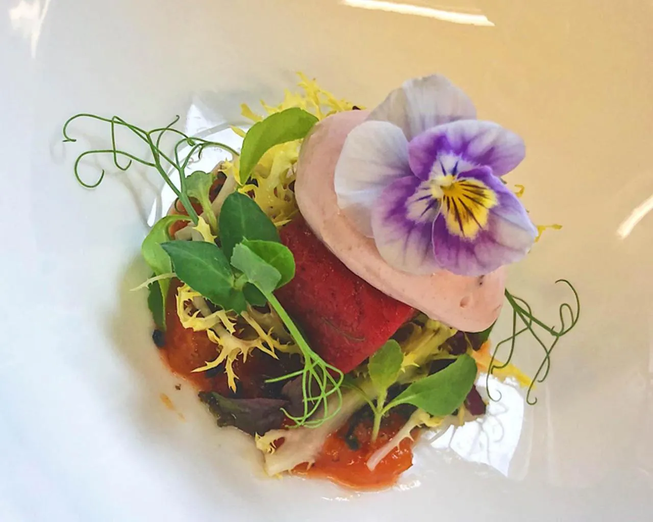 Food close-up in Hotel Lauterbad