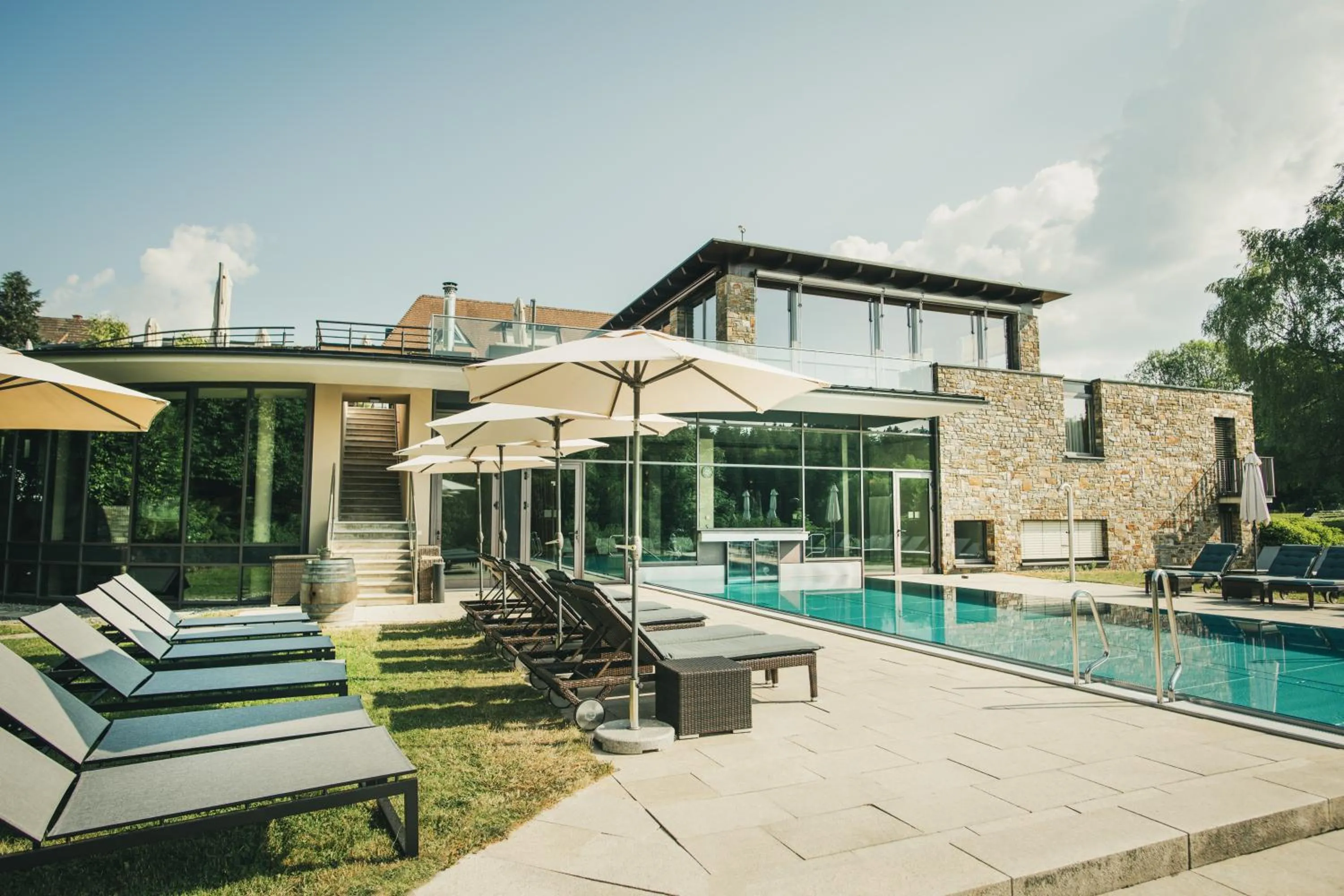 Swimming pool in Hotel Lauterbad