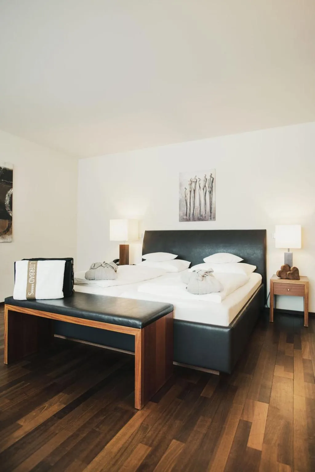 Bed in Hotel Lauterbad