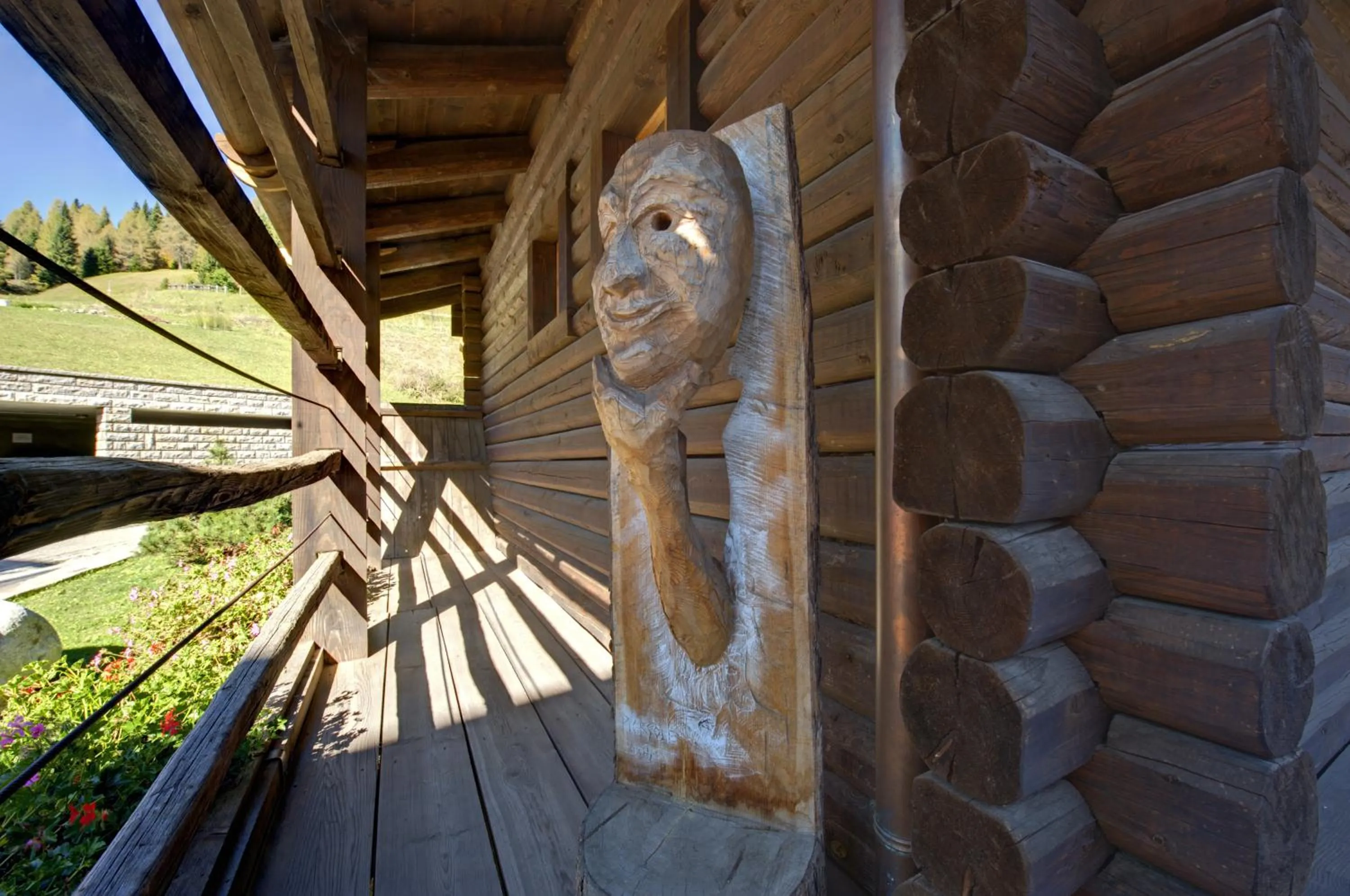 Decorative detail in Albergo Diffuso Sauris in Sauris Di Sopra