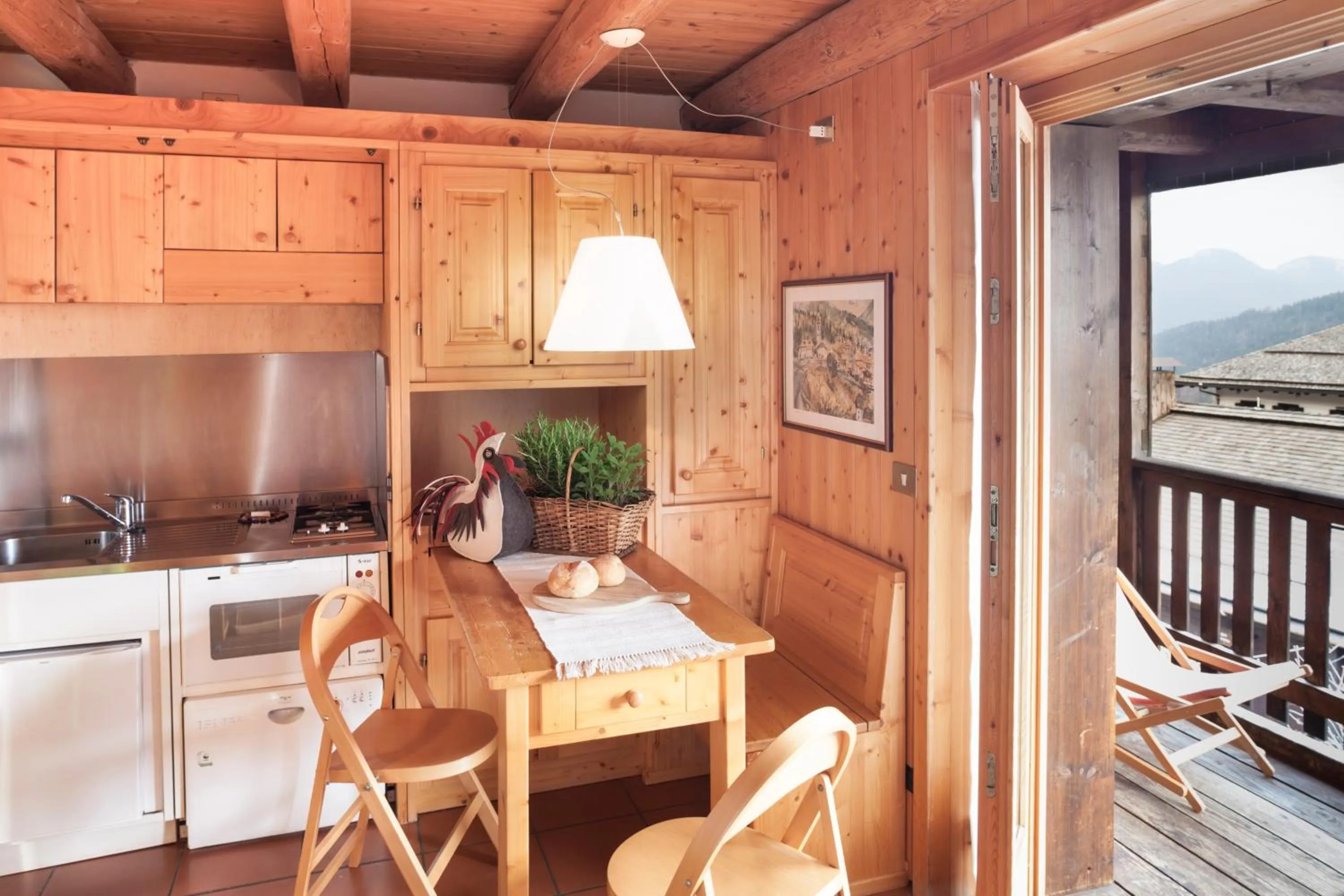 Kitchen or kitchenette in Albergo Diffuso Sauris in Sauris Di Sopra