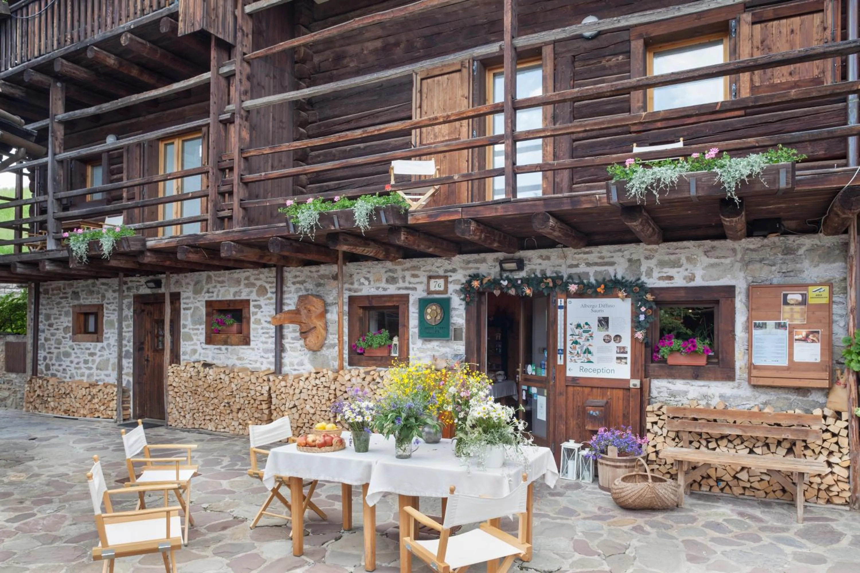 Facade/entrance in Albergo Diffuso Sauris in Sauris Di Sopra