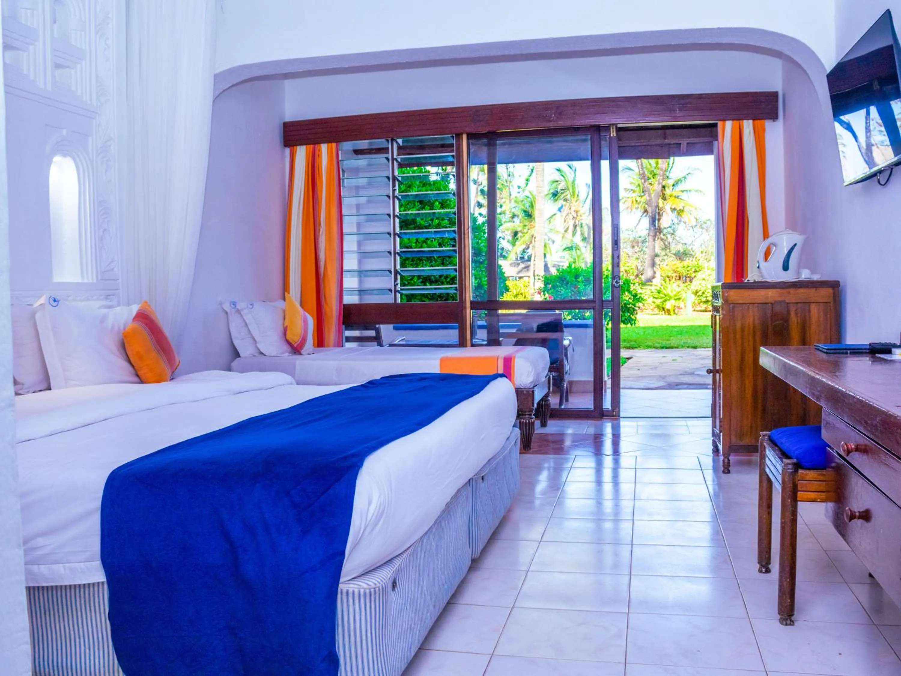 Bed in Reef Hotel Mombasa